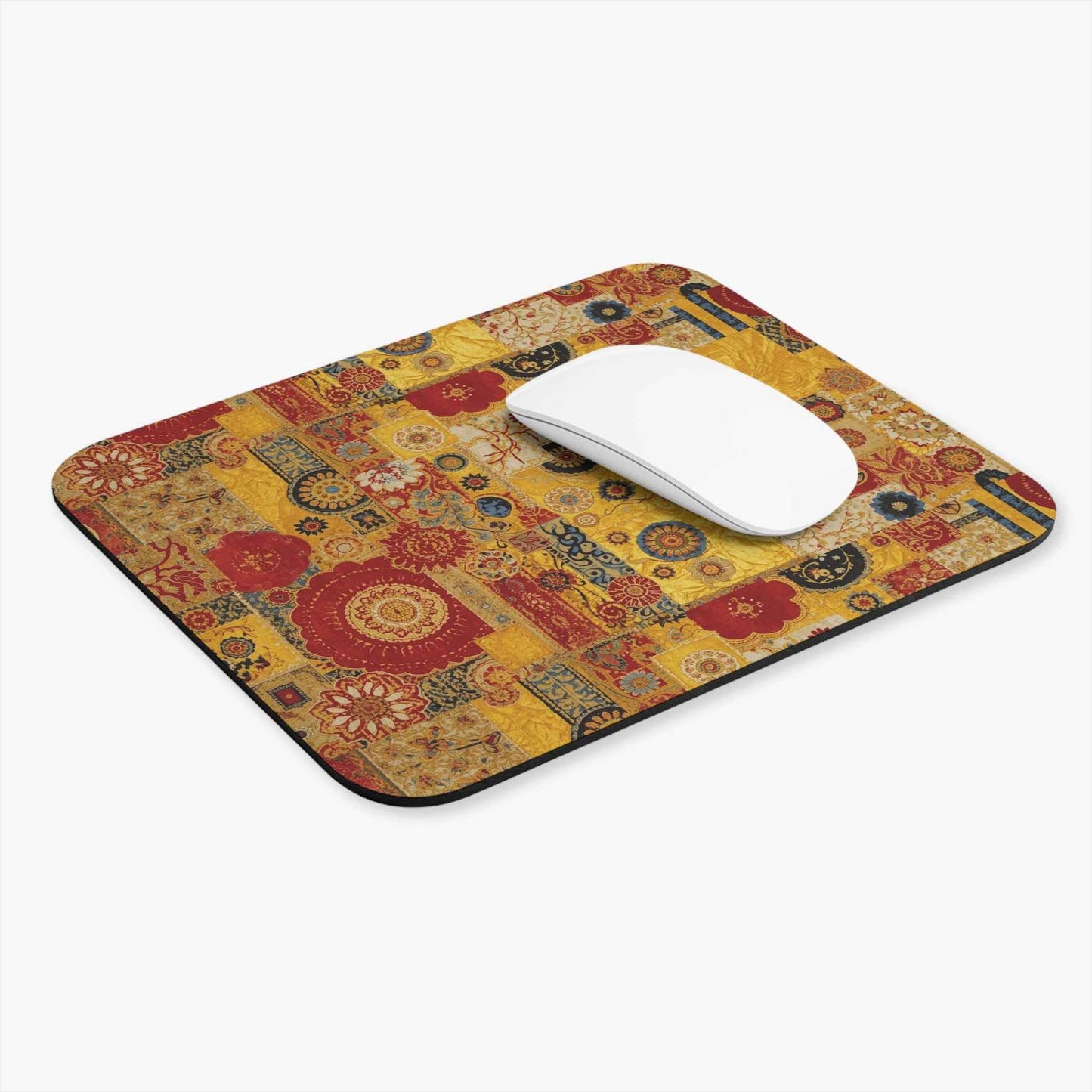 Vintage Floral Rectangle Mouse Pad