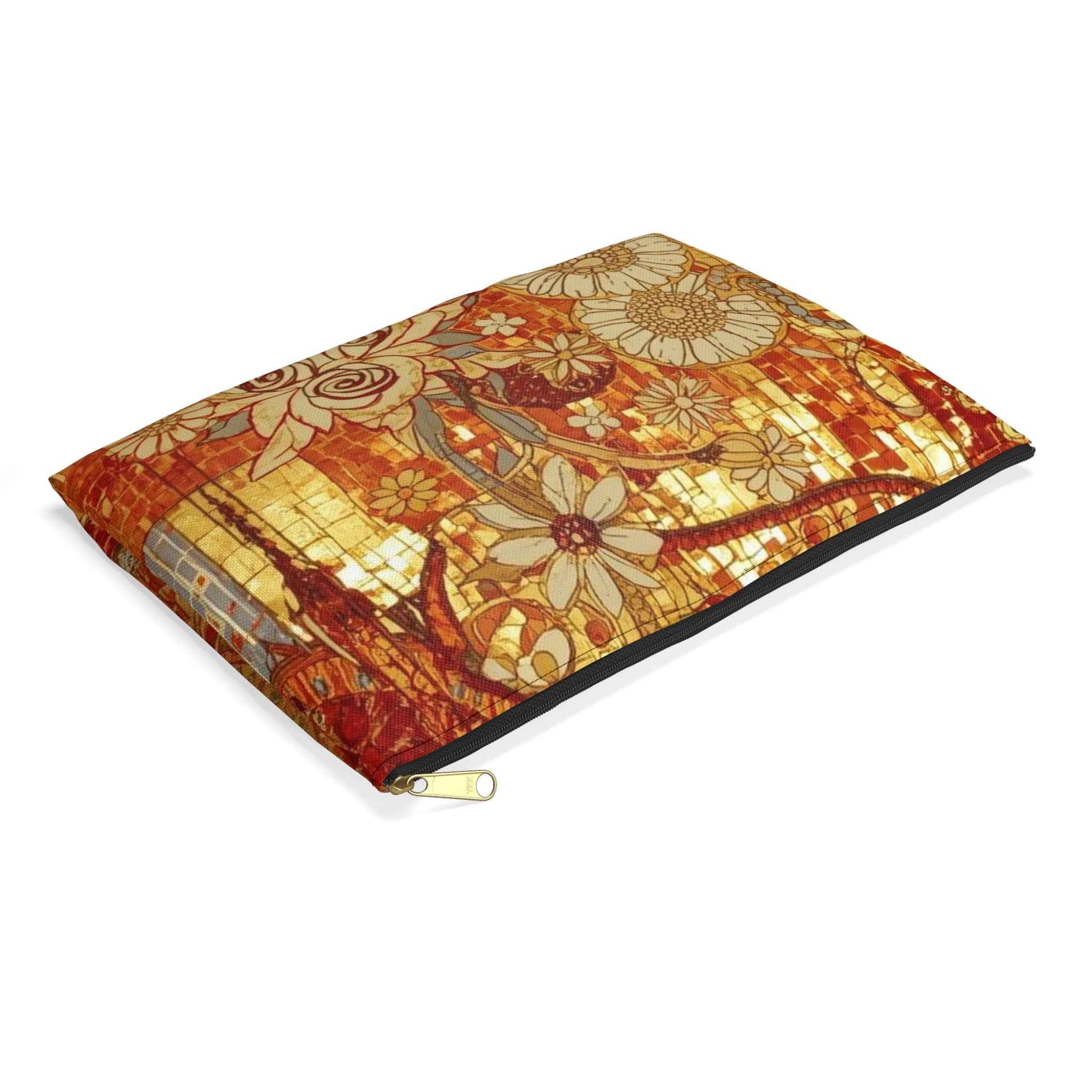 Bohemian Floral Accessory Pouch – Perfect for Travel and Organizing