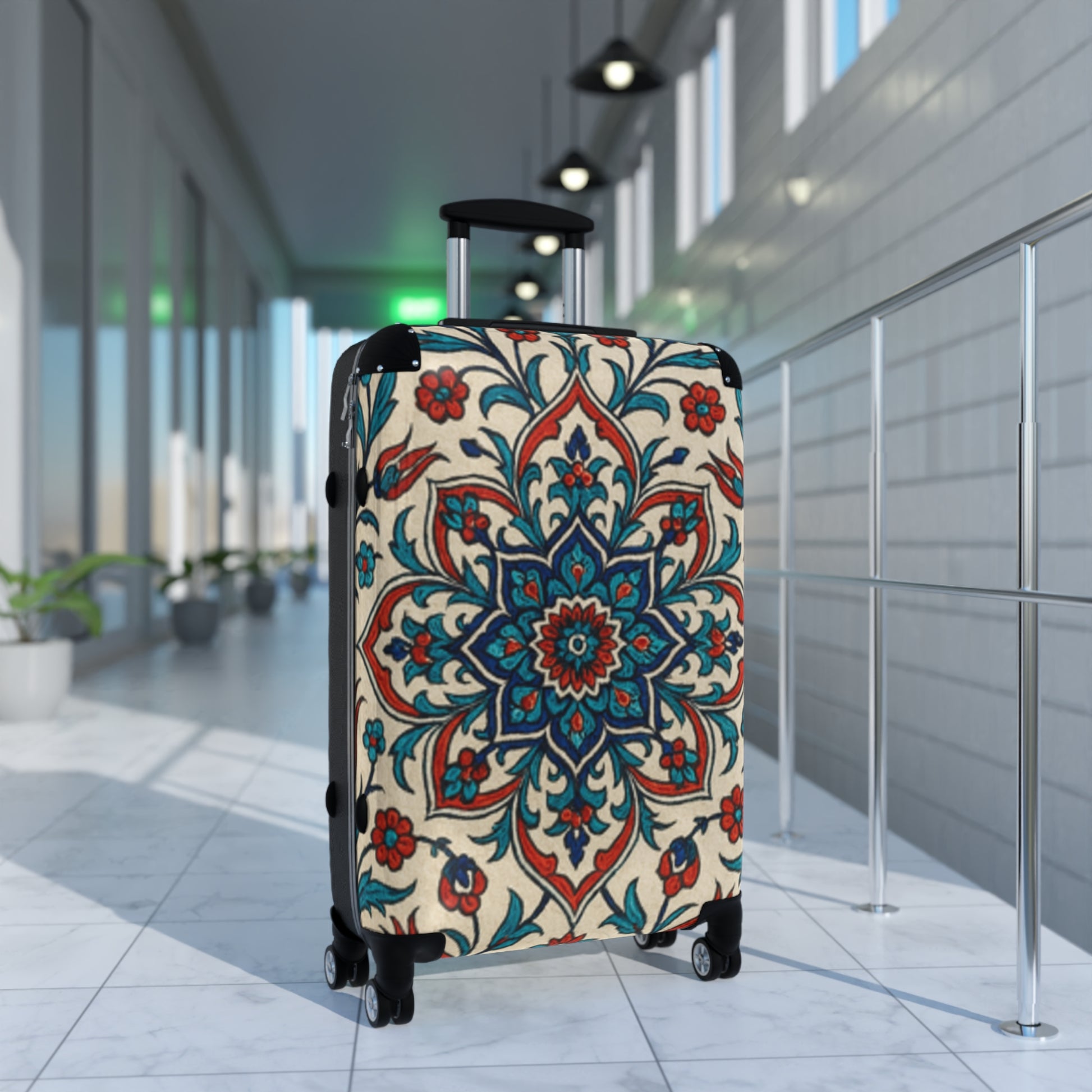 Turkish Design Travel Luggage | Exclusive by Rosetta Creative Boutique | Trendy Carry-On | Vacation Essentials | Durable Travel Bag - Rosetta Creative Boutique