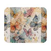 Butterfly Art Mouse Pad - Colorful Desk Accessory for Nature Lovers