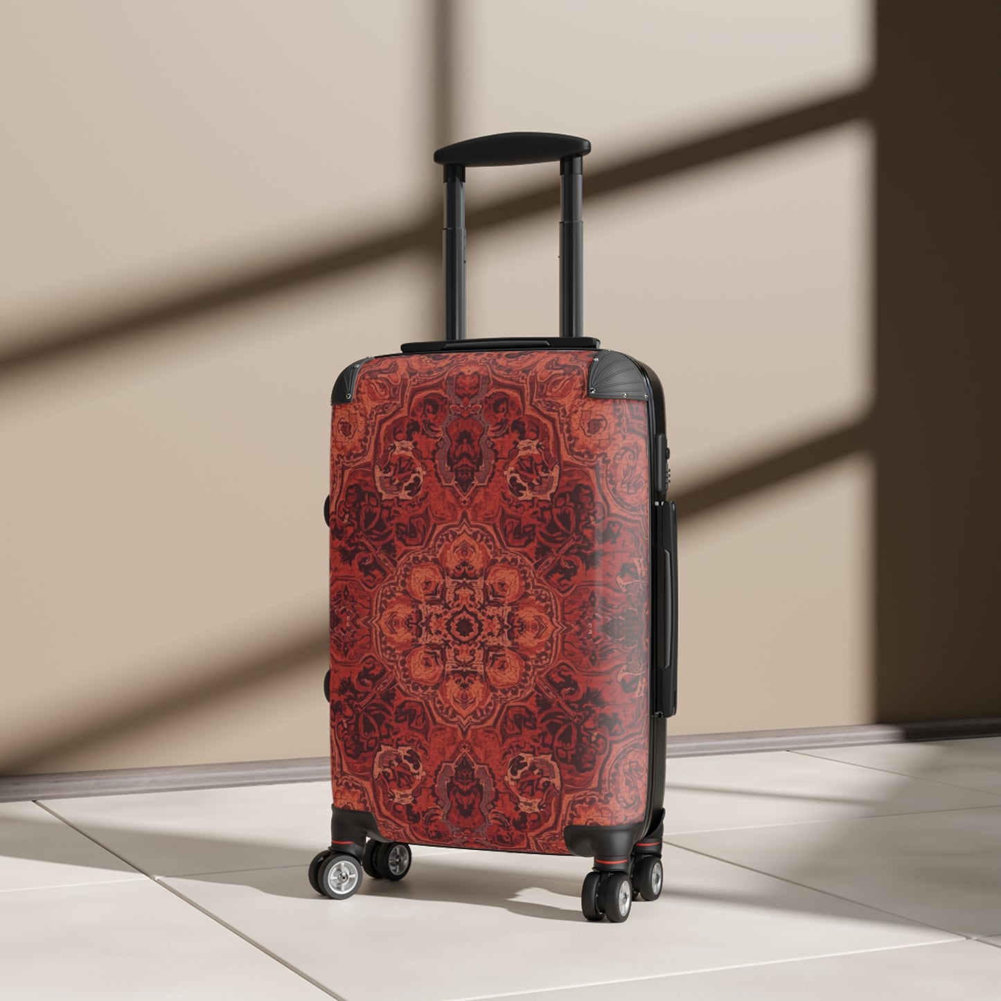Stylish Travel Suitcases by Rosetta Creative Boutique, Bohemian Luggage, Patterned Bag for Adventurers, Trendy Baggage for Vacation, Unique Gift for Travelers - Rosetta Creative Boutique