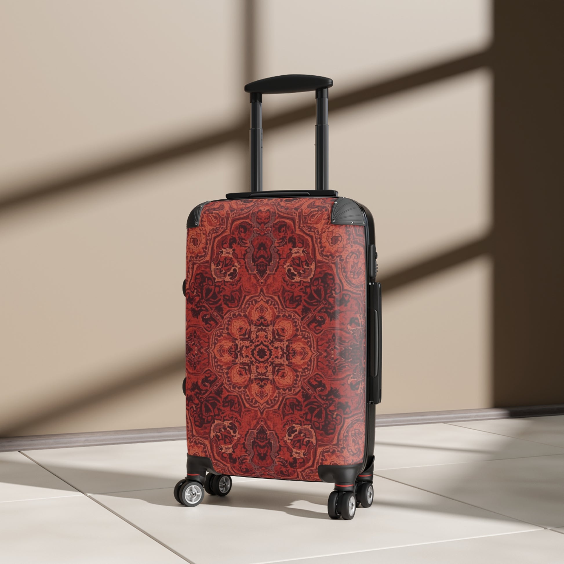 Stylish Travel Suitcases by Rosetta Creative Boutique, Bohemian Luggage, Patterned Bag for Adventurers, Trendy Baggage for Vacation, Unique Gift for Travelers - Rosetta Creative Boutique