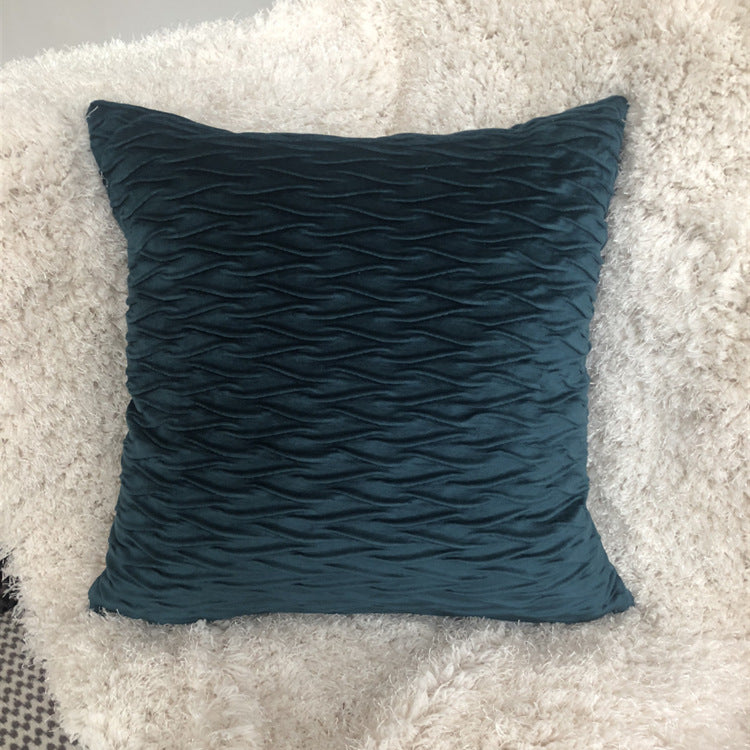 Dutch Velvet Pleated Throw Pillow Cover (45x45cm)