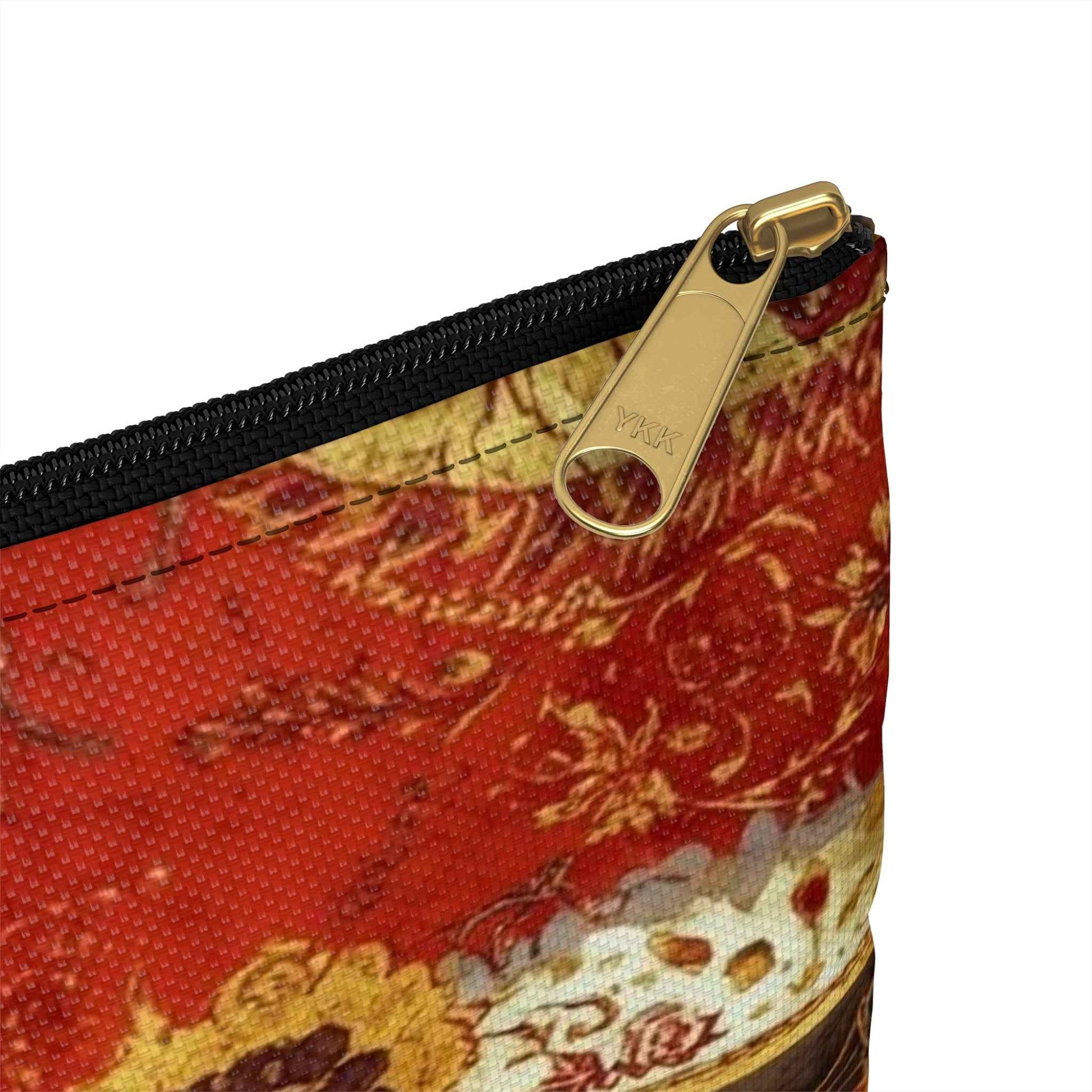 Elegant Floral Accessory Pouch for Stylish Organization