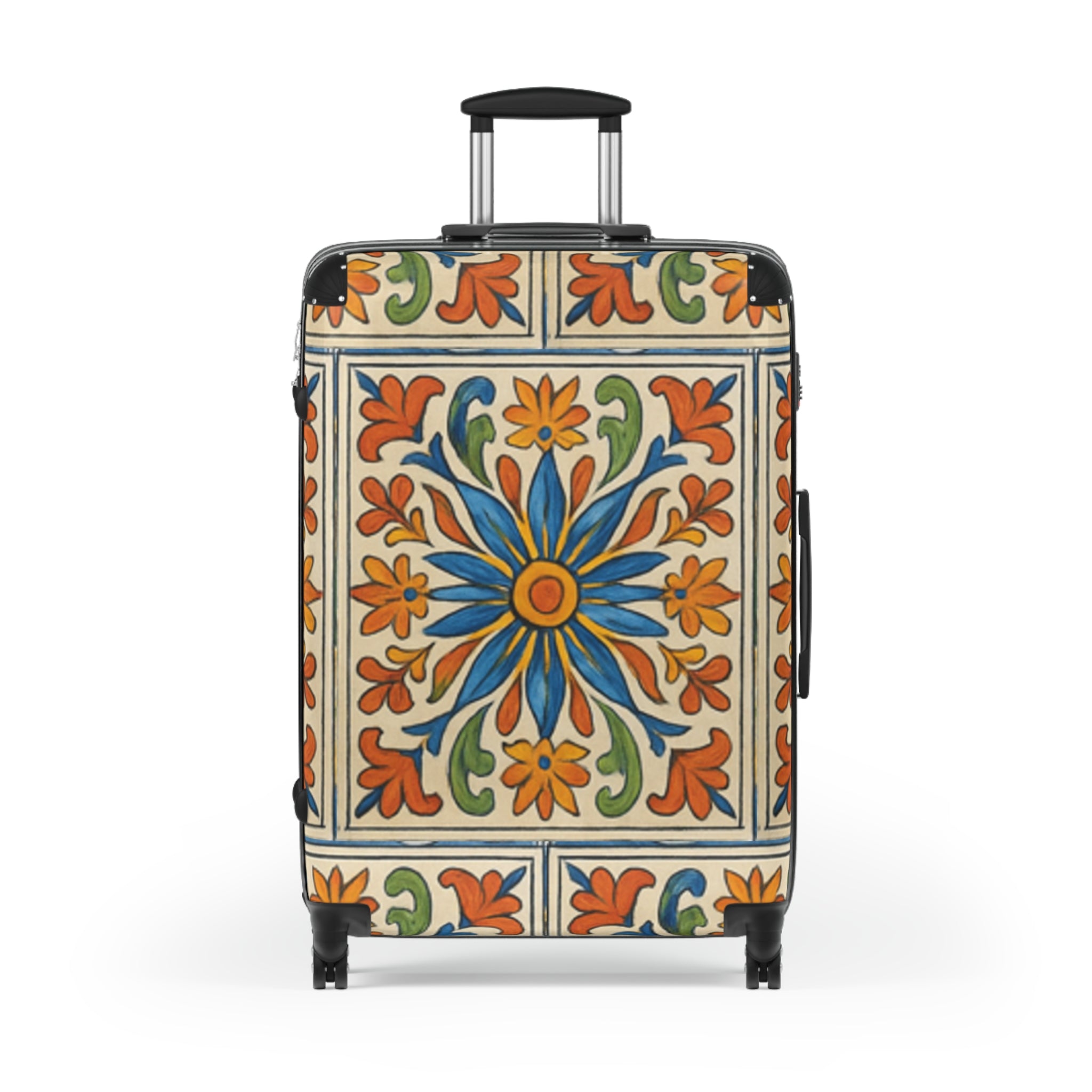 Vibrant Floral Italian Ceramics Suitcase by Rosetta Creative Boutique - Rosetta Creative Boutique