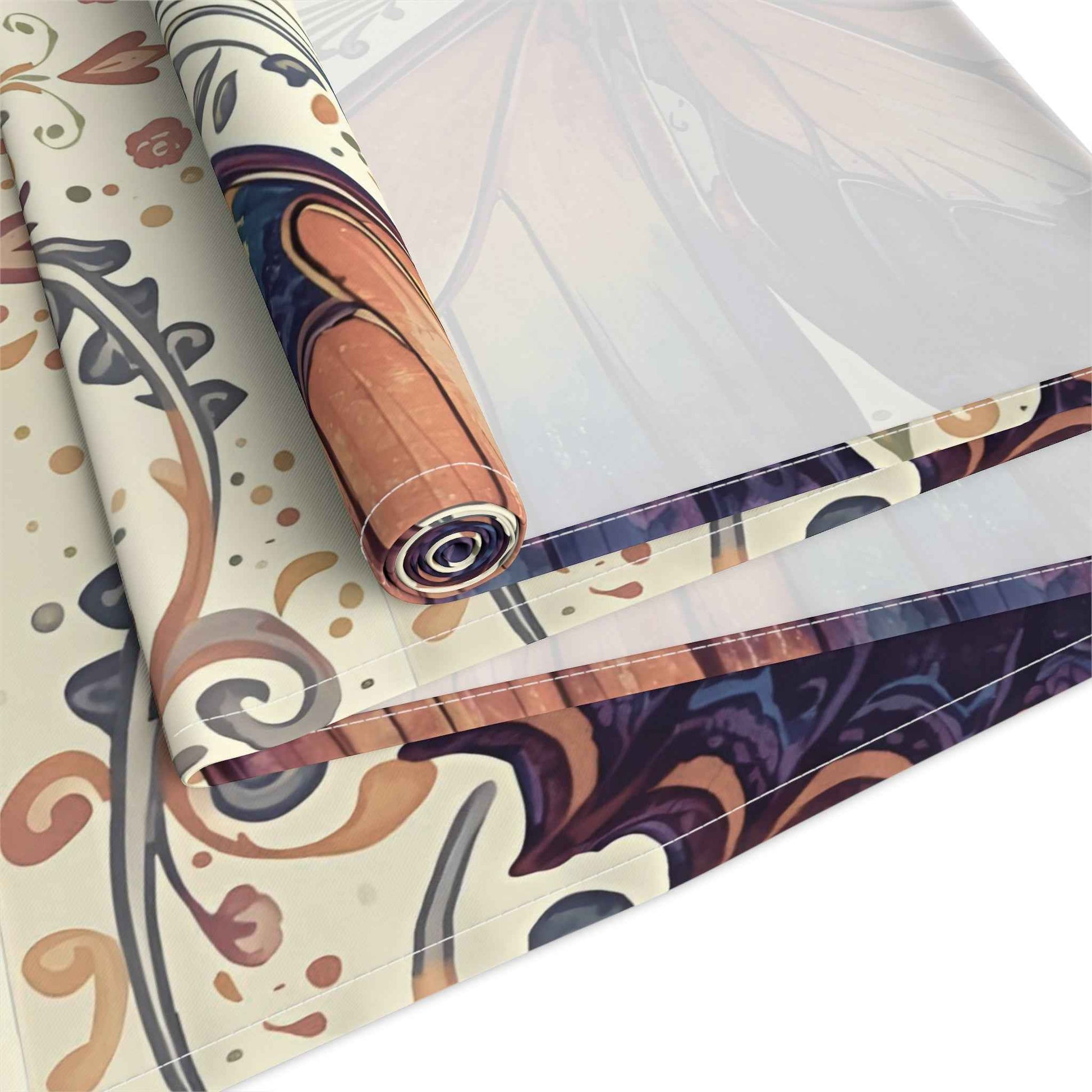 Butterfly Table Runner - Elegant Cotton & Poly Decor for Dining