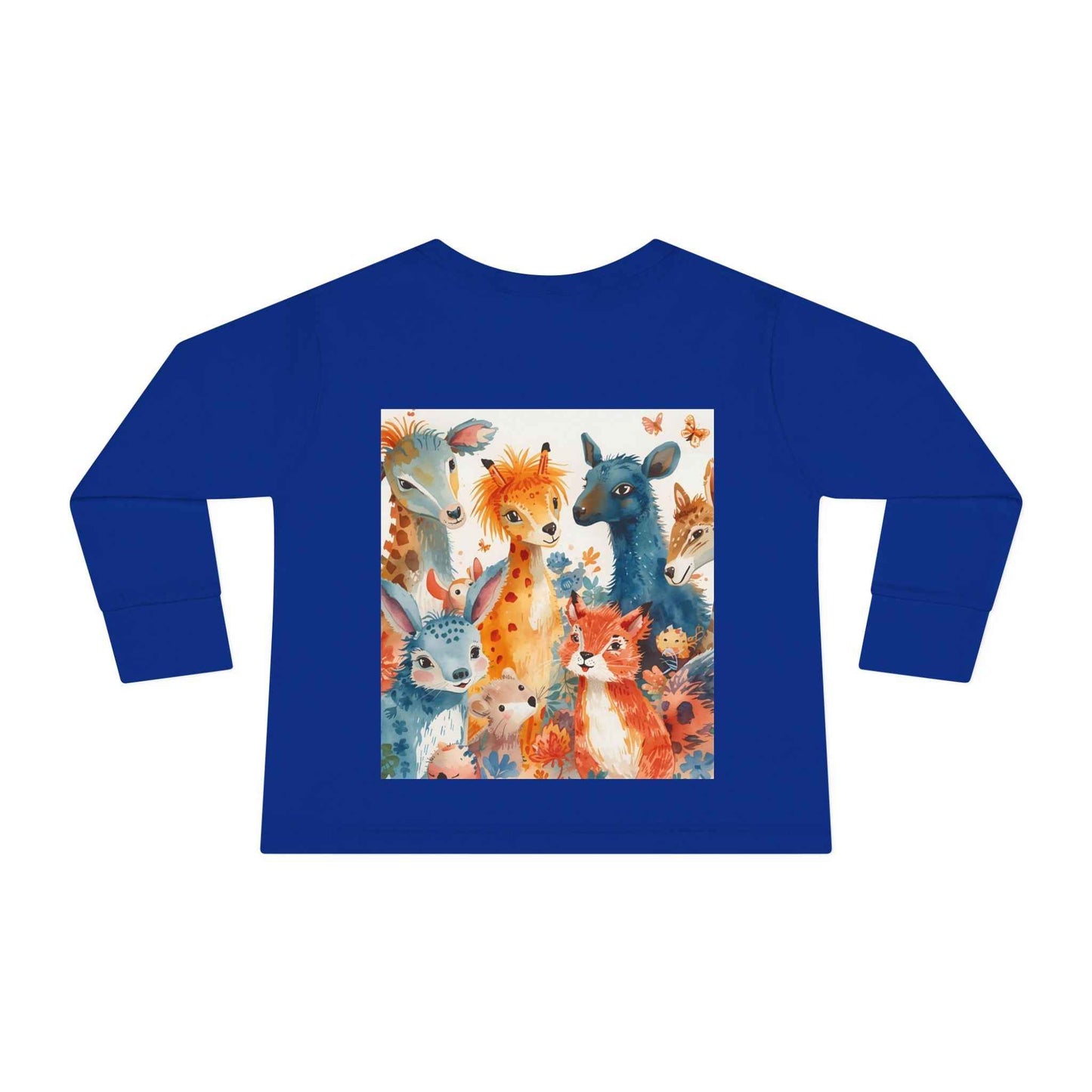 Cute Animal Friends Toddler Long Sleeve Tee