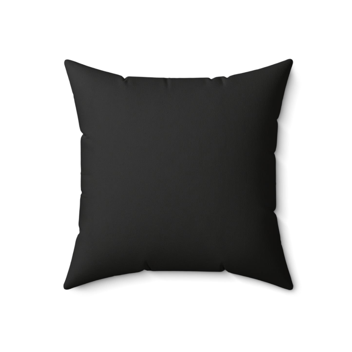 Suede Square Pillow — Asian Ink Landscape with Cherry Blossoms