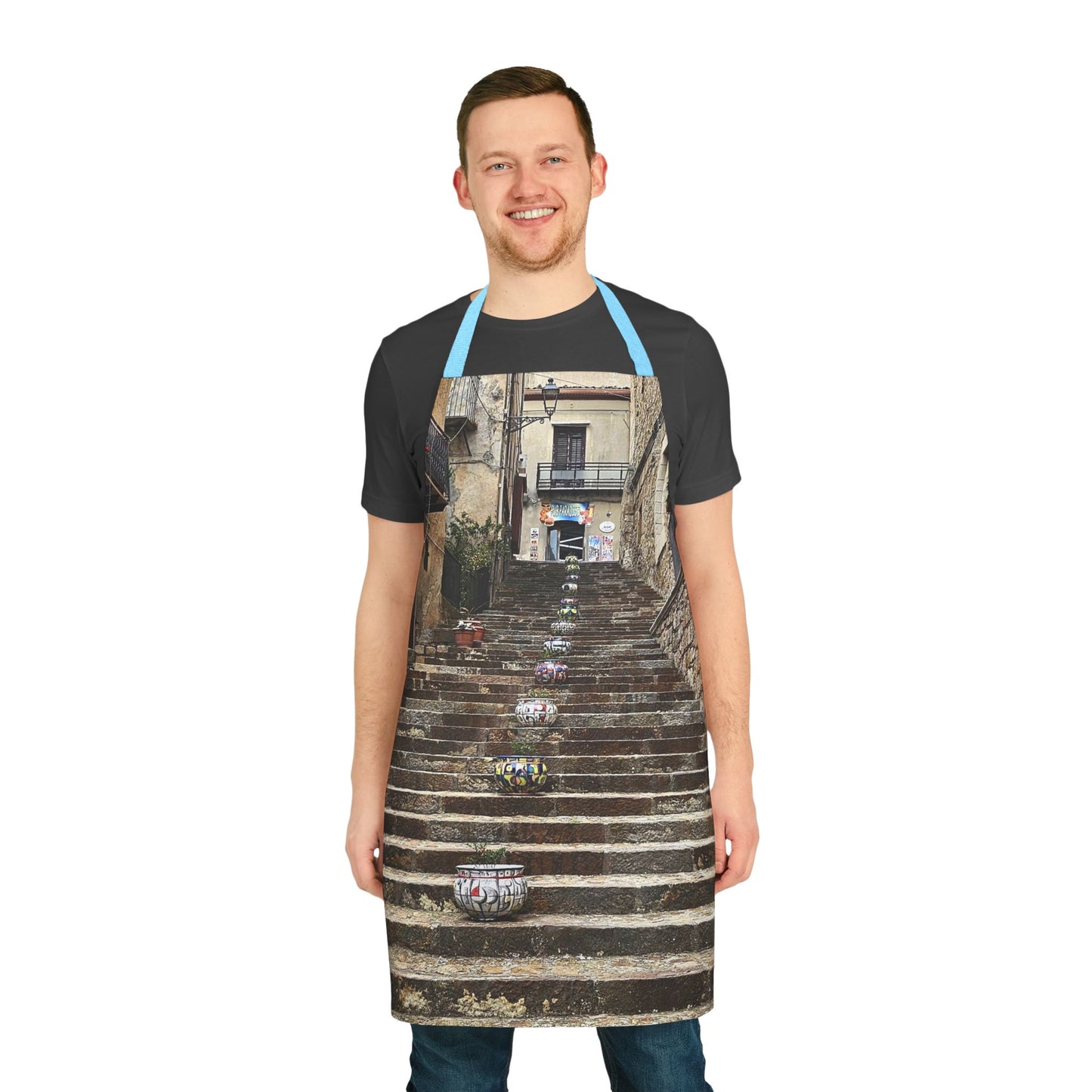 Artistic Sicilian Town Apron with 5-Color Straps, Kitchen Gift for Home Chefs, Unique Cooking Gear, Ideal for Art Lovers, Perfect for [...]