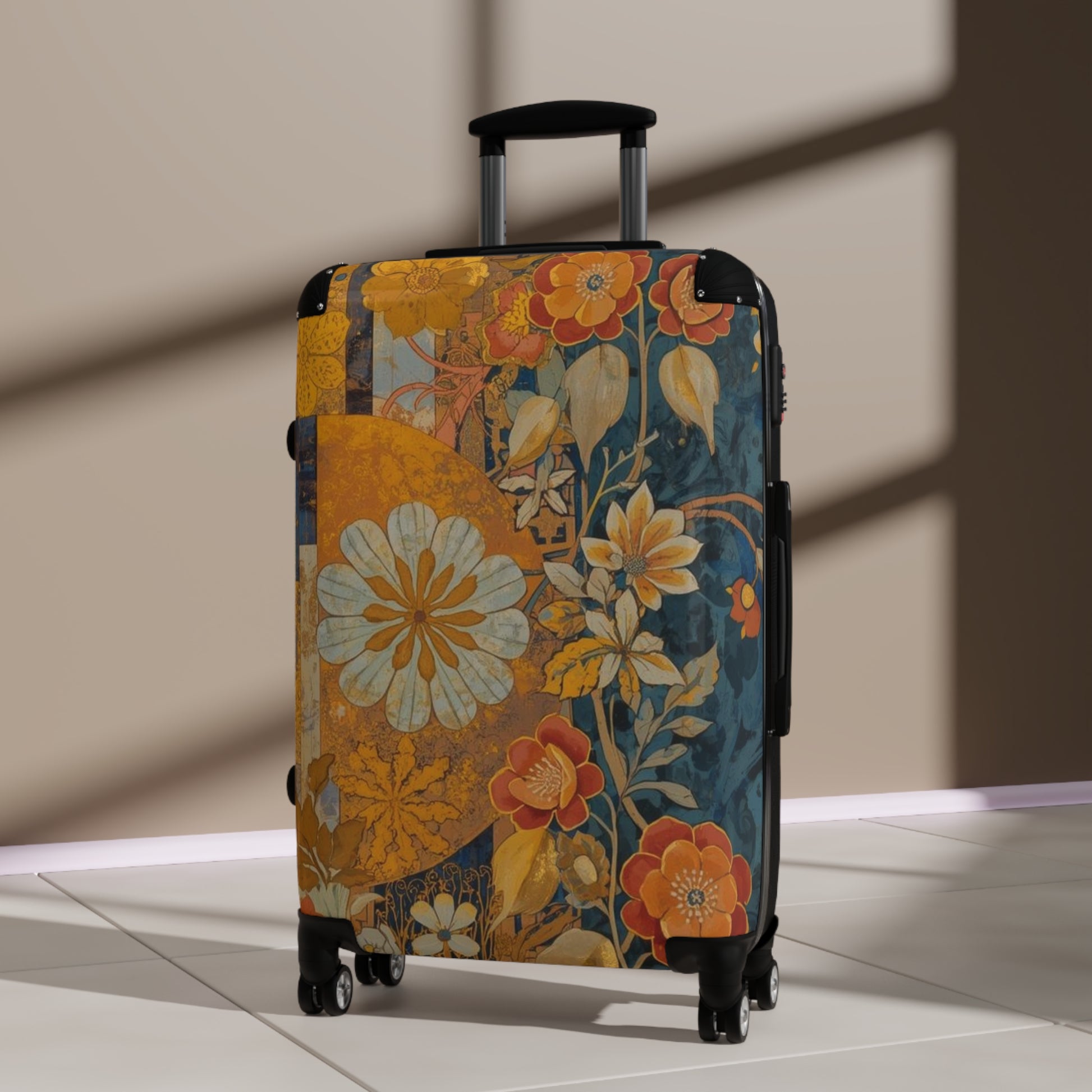 Floral Carry On Luggage Rosetta Creative Travel Bag - Rosetta Creative Boutique