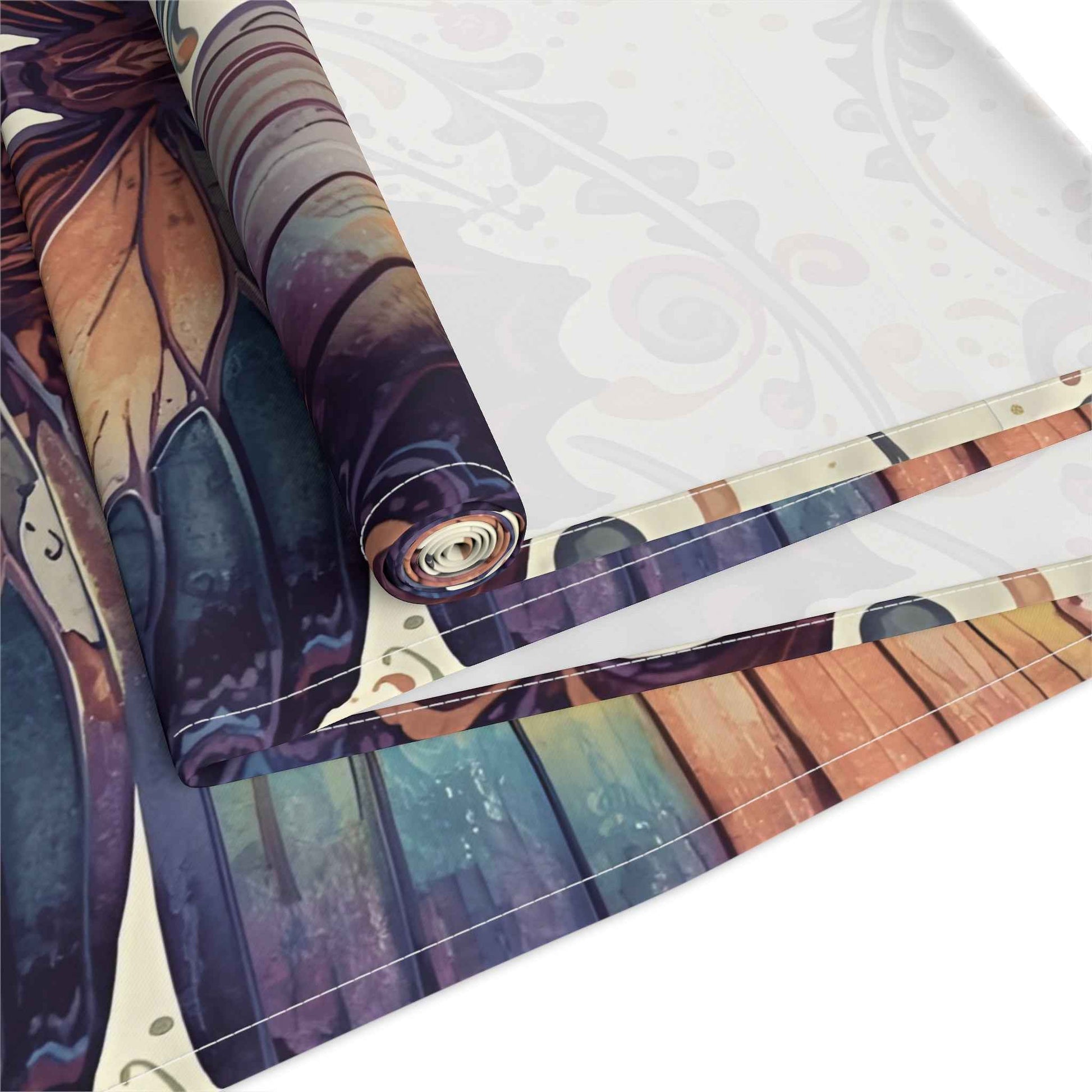 Butterfly Table Runner - Elegant Cotton & Poly Decor for Dining