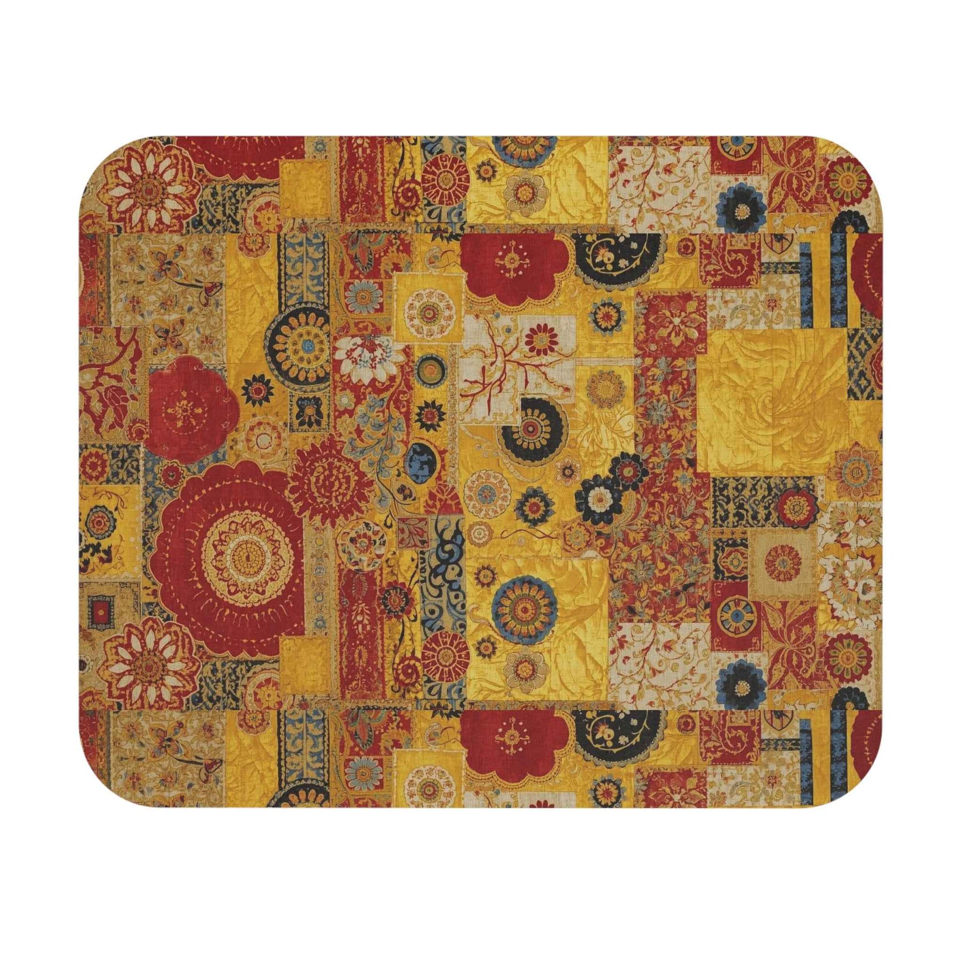 Vintage Floral Rectangle Mouse Pad