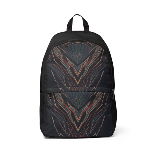Stylish Waterproof Fabric Backpack with Unique Design by Rosetta Creative Boutique, Trendy School Bag, Travel Backpack, Urban Style Tote, Gift for Students