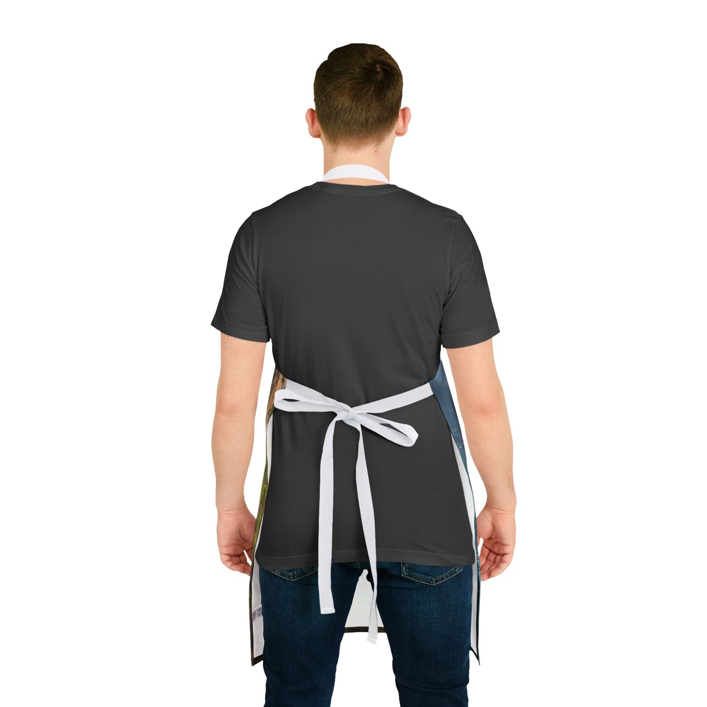 Scenic Italian Lake Apron with 5-Color Straps, Kitchen Gift for Chefs, Cooking Apron, Unique Gift for Foodies, Summer BBQ Essential, [...]