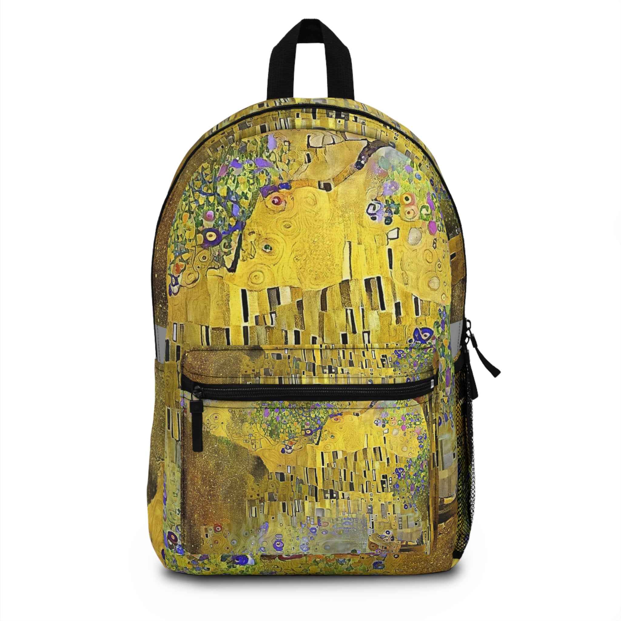 Kimt-Style Artistic Backpack by Rosetta Creative Boutique - Elegant School Bag for Art Lovers, Unique Eco-Friendly Travel Backpack - Rosetta Creative Boutique