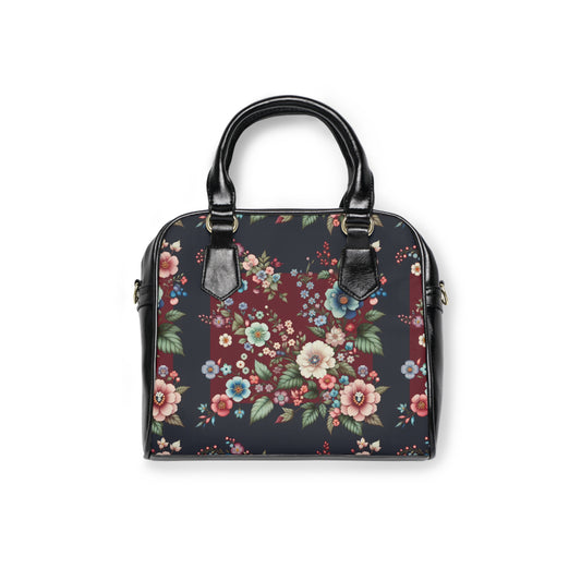 Floral Shoulder Handbag | Chic Tote, Stylish Handbag, Everyday Purse, Gift for Her, Trendy Floral Bag