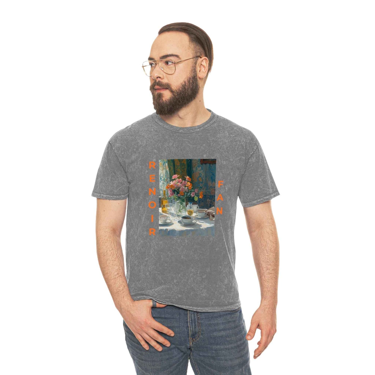 Renoir Floral Still Life Tee Vintage Mineral Wash Cotton