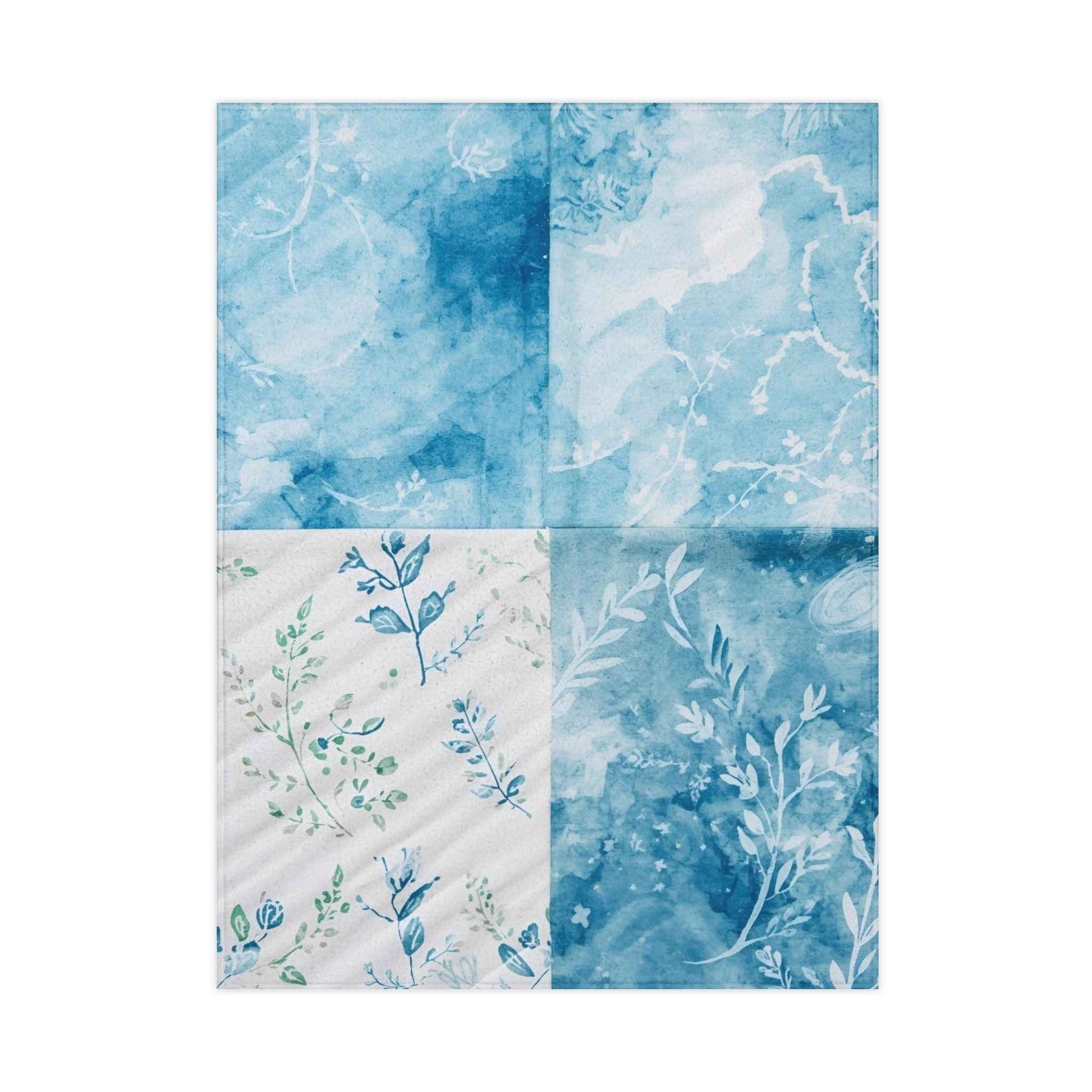 Nature-Inspired Toddler Blanket – Soft Cozy Floral Design for Playtime and Snuggles