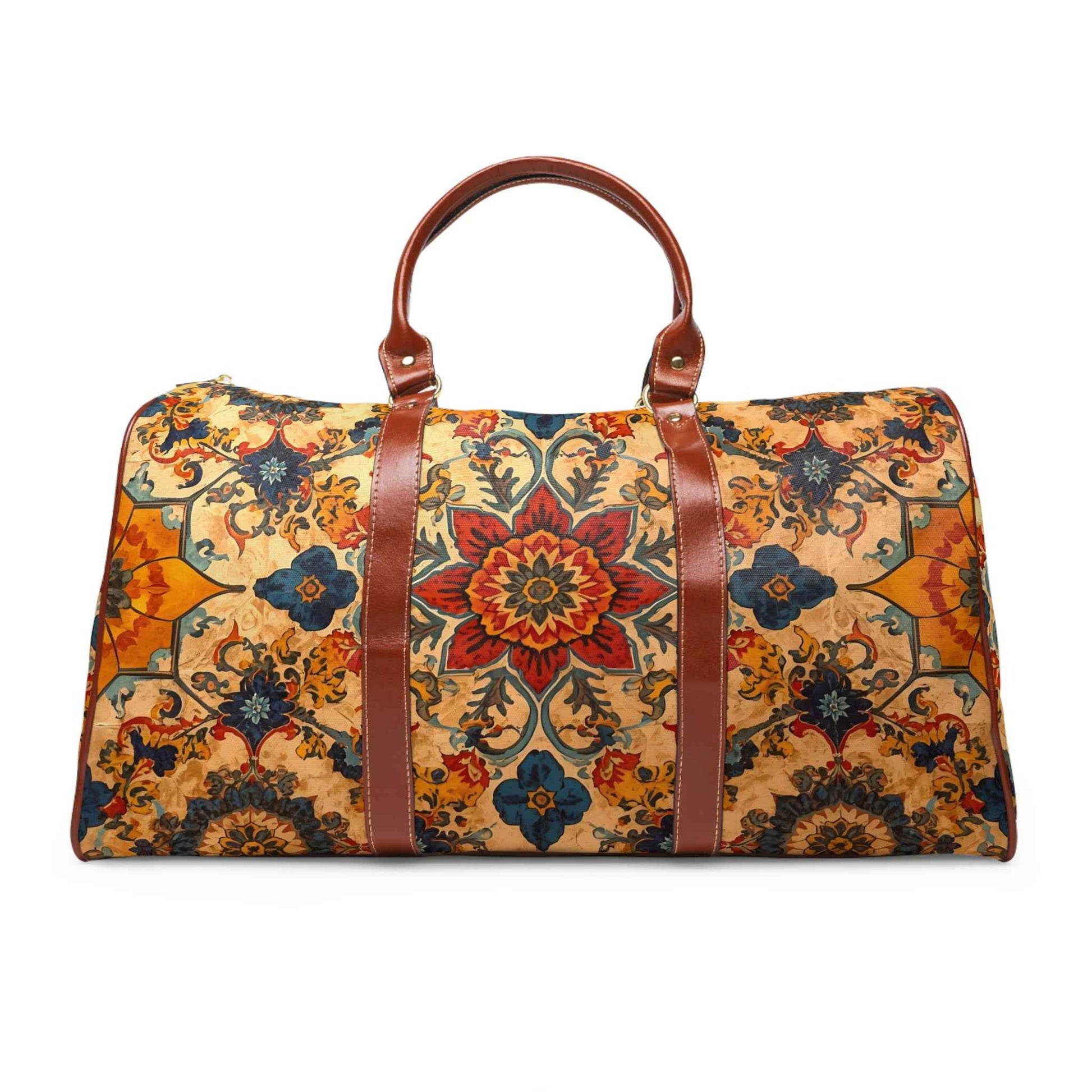 Colorful Waterproof Travel Bag – Boho Weekender Duffle