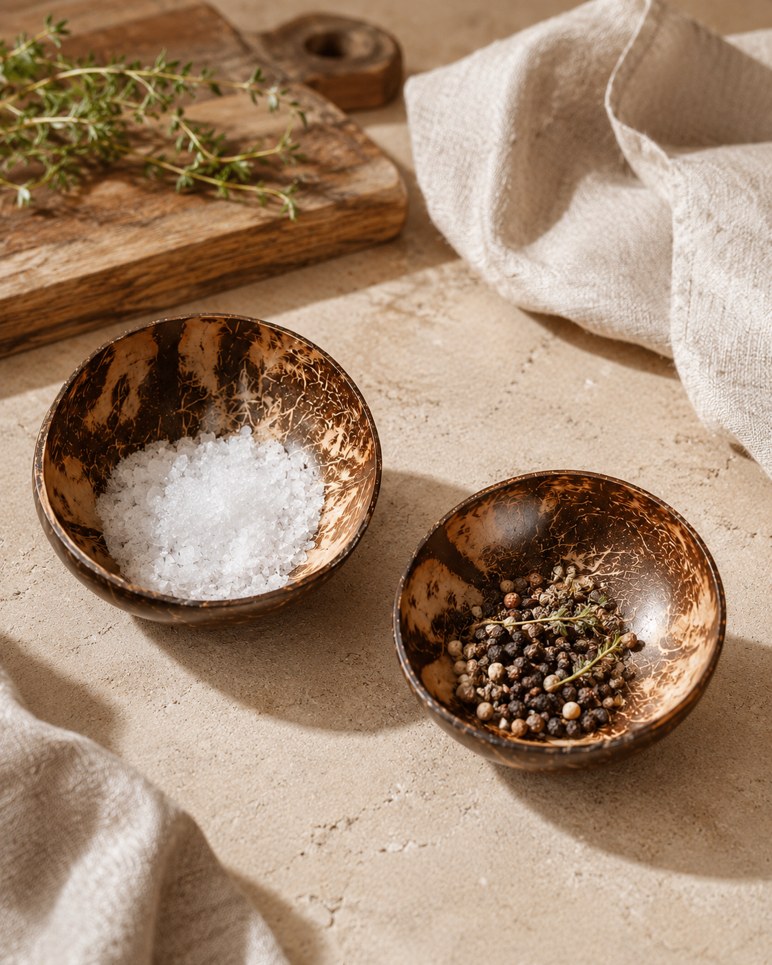 Coconut Shell Catch-All Set