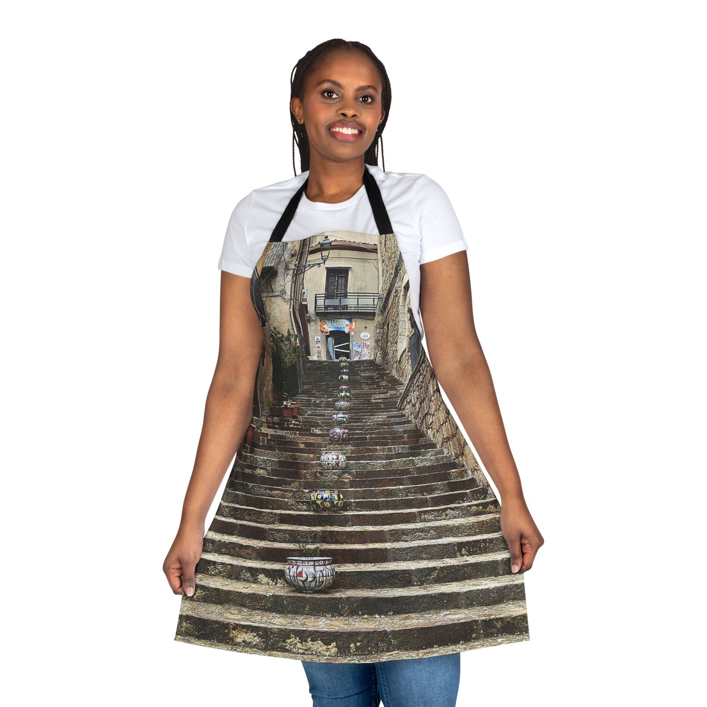 Artistic Sicilian Town Apron with 5-Color Straps, Kitchen Gift for Home Chefs, Unique Cooking Gear, Ideal for Art Lovers, Perfect for [...]