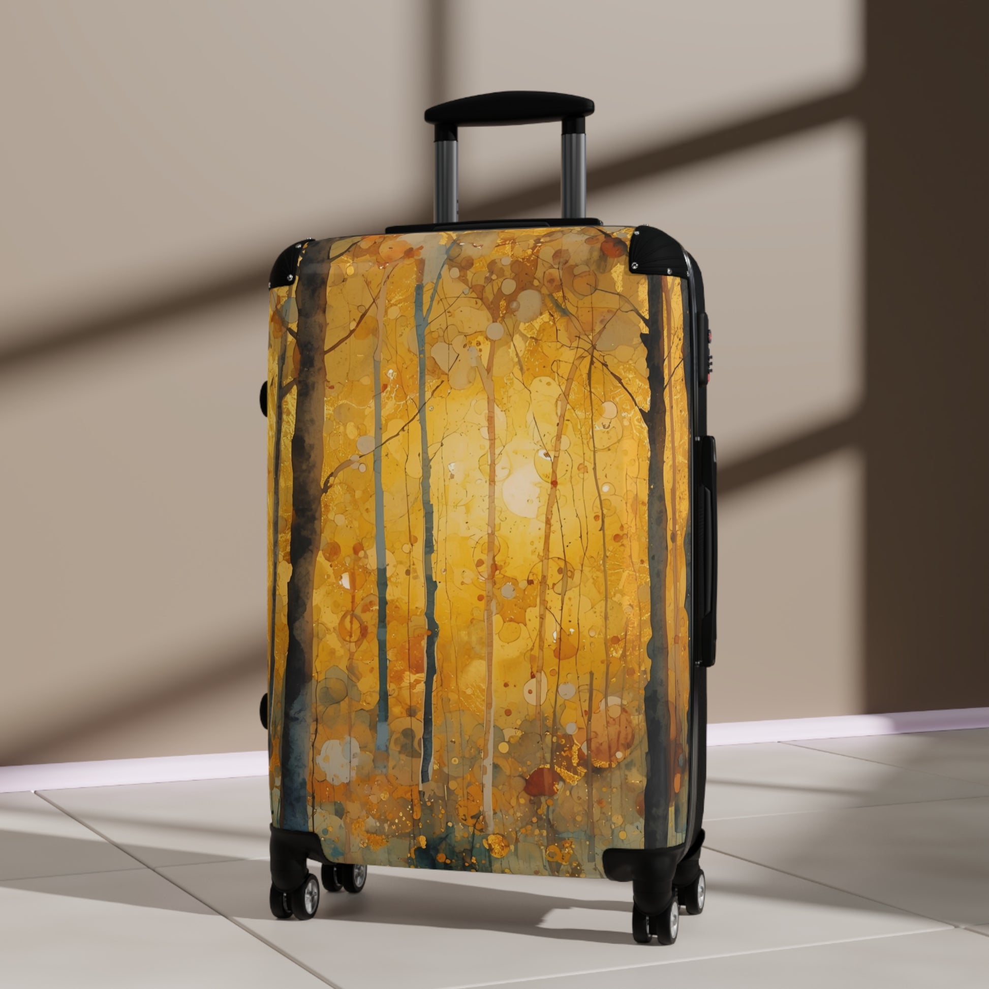 Golden Forest Suitcase Rosetta Creative Boutique Luggage - Rosetta Creative Boutique