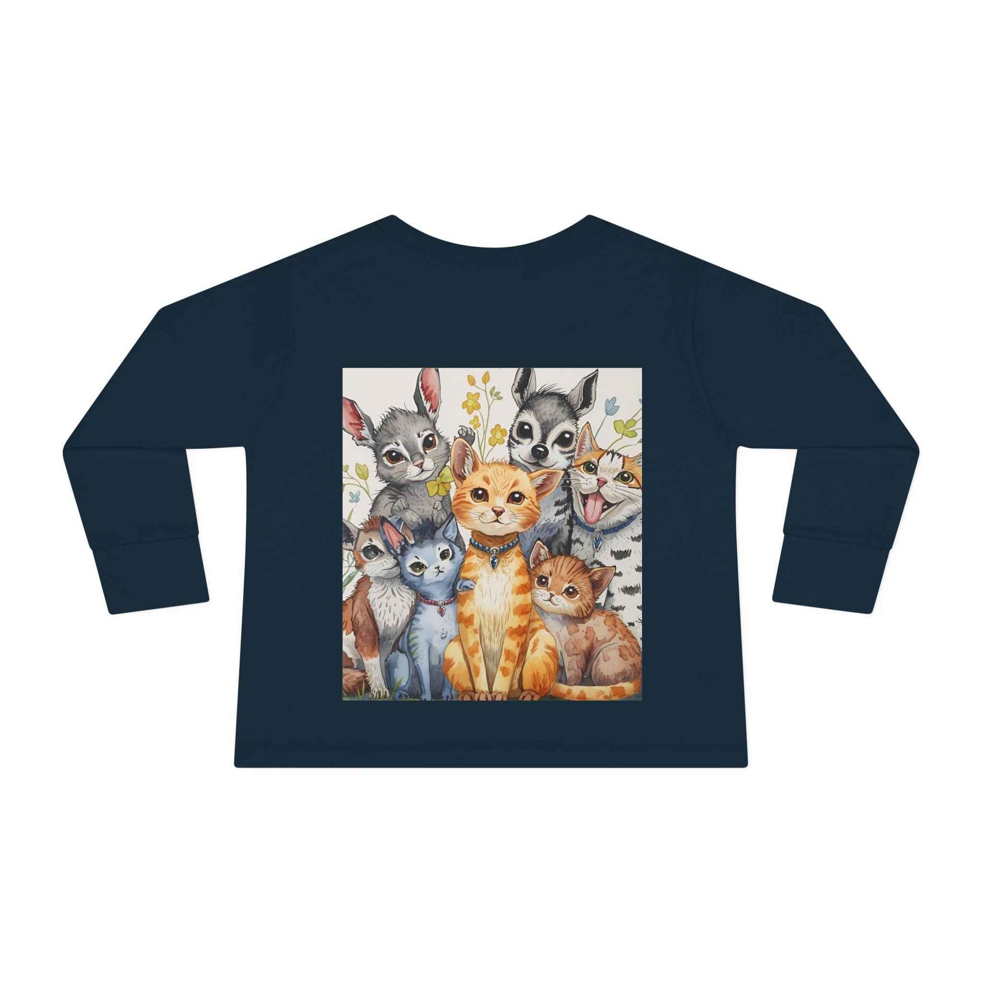 Adorable Animal Friends Toddler Long Sleeve Tee