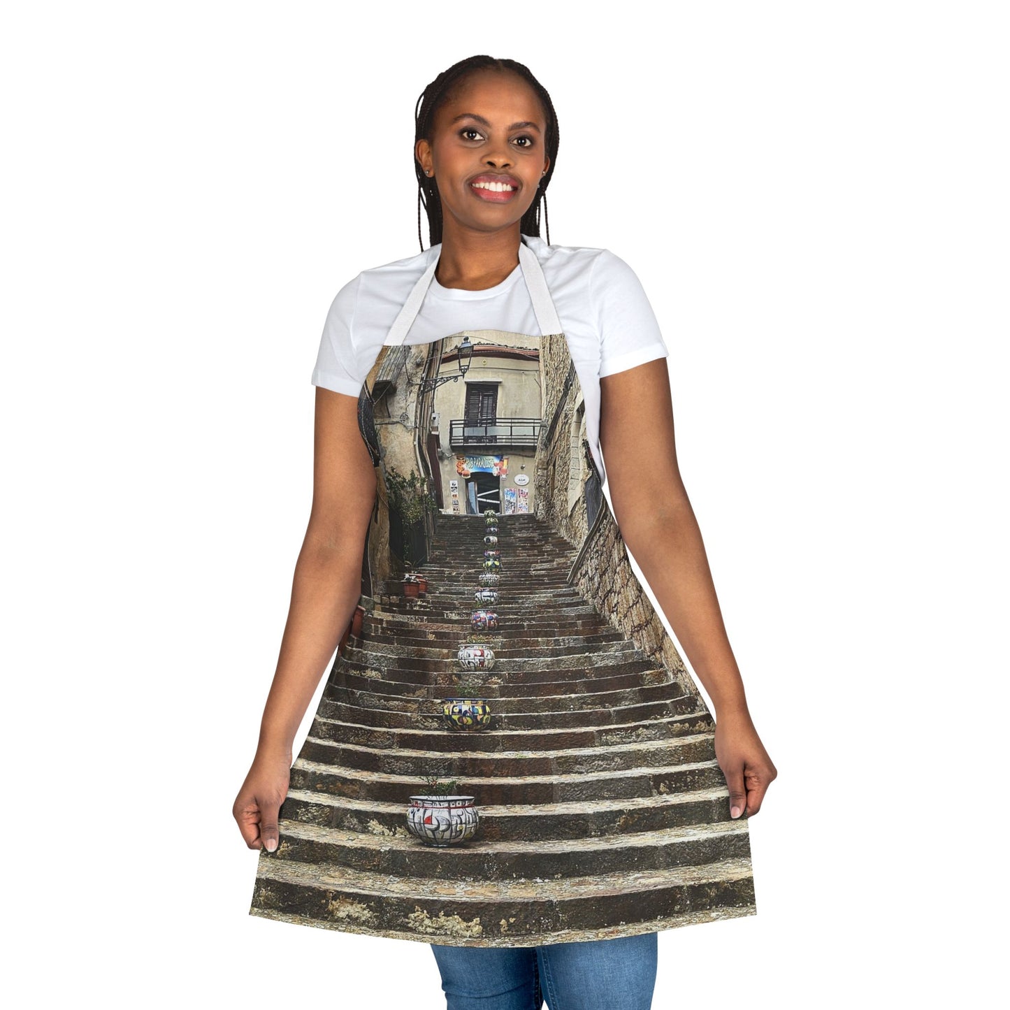 Artistic Sicilian Town Apron with 5-Color Straps, Kitchen Gift for Home Chefs, Unique Cooking Gear, Ideal for Art Lovers, Perfect for [...]