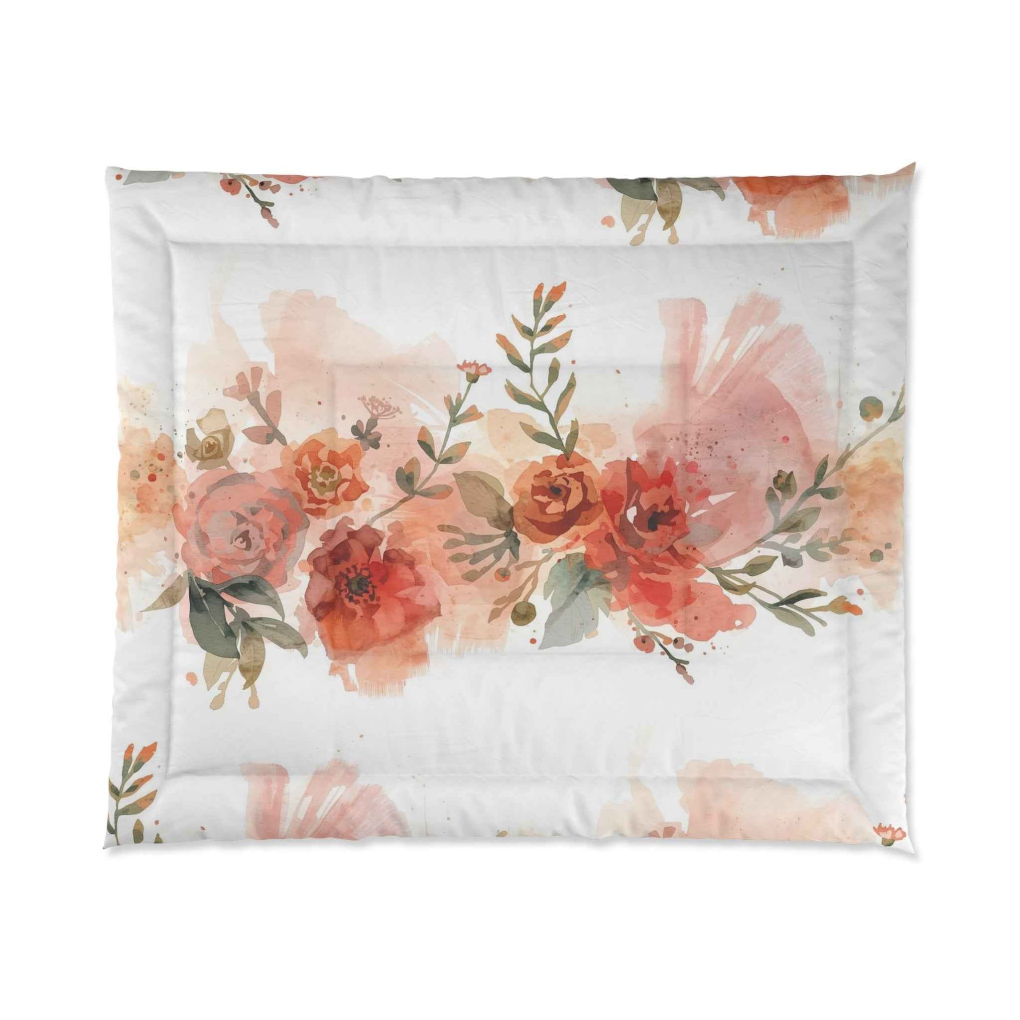 Beautiful Floral Cozy Comforter