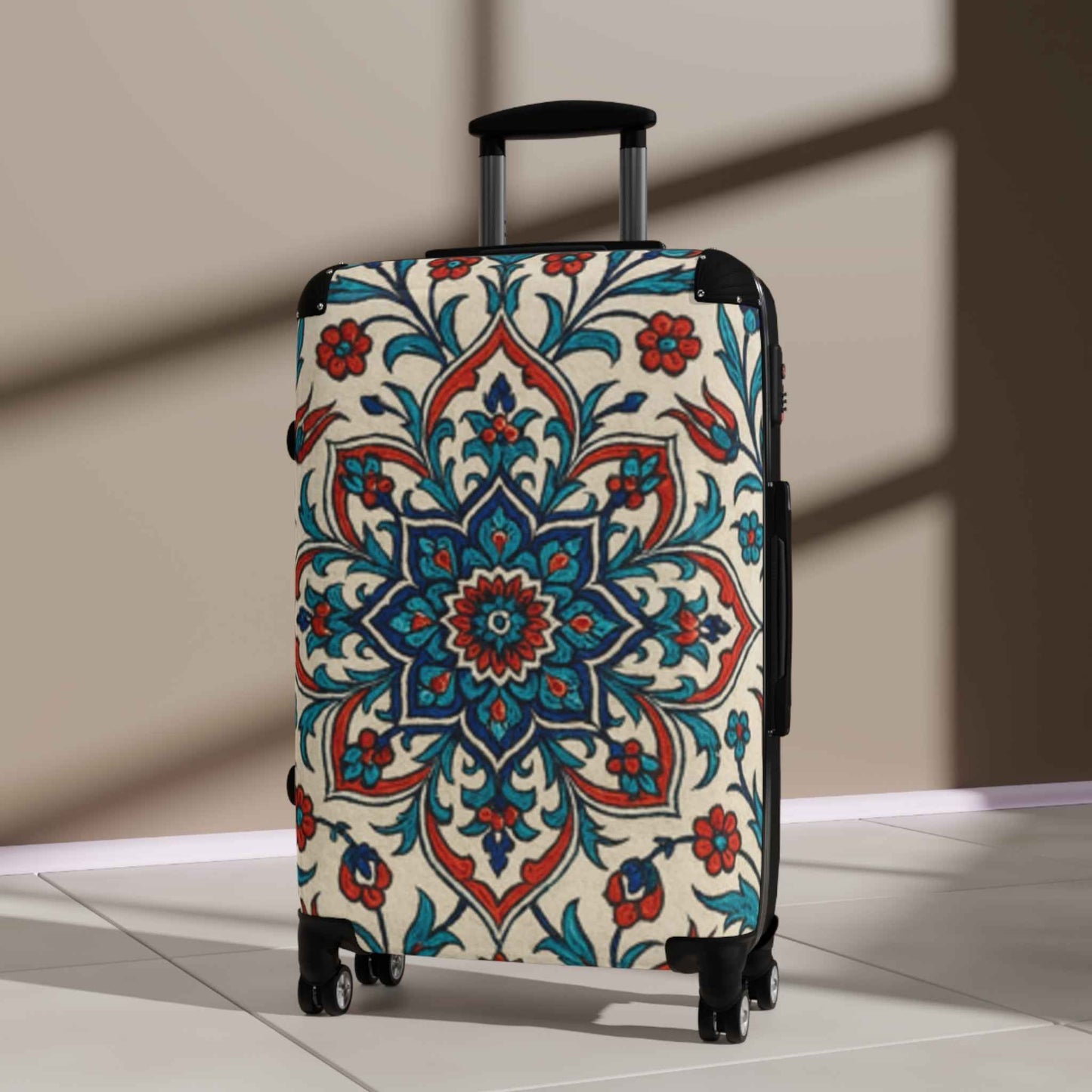 Turkish Design Travel Luggage | Exclusive by Rosetta Creative Boutique | Trendy Carry-On | Vacation Essentials | Durable Travel Bag - Rosetta Creative Boutique