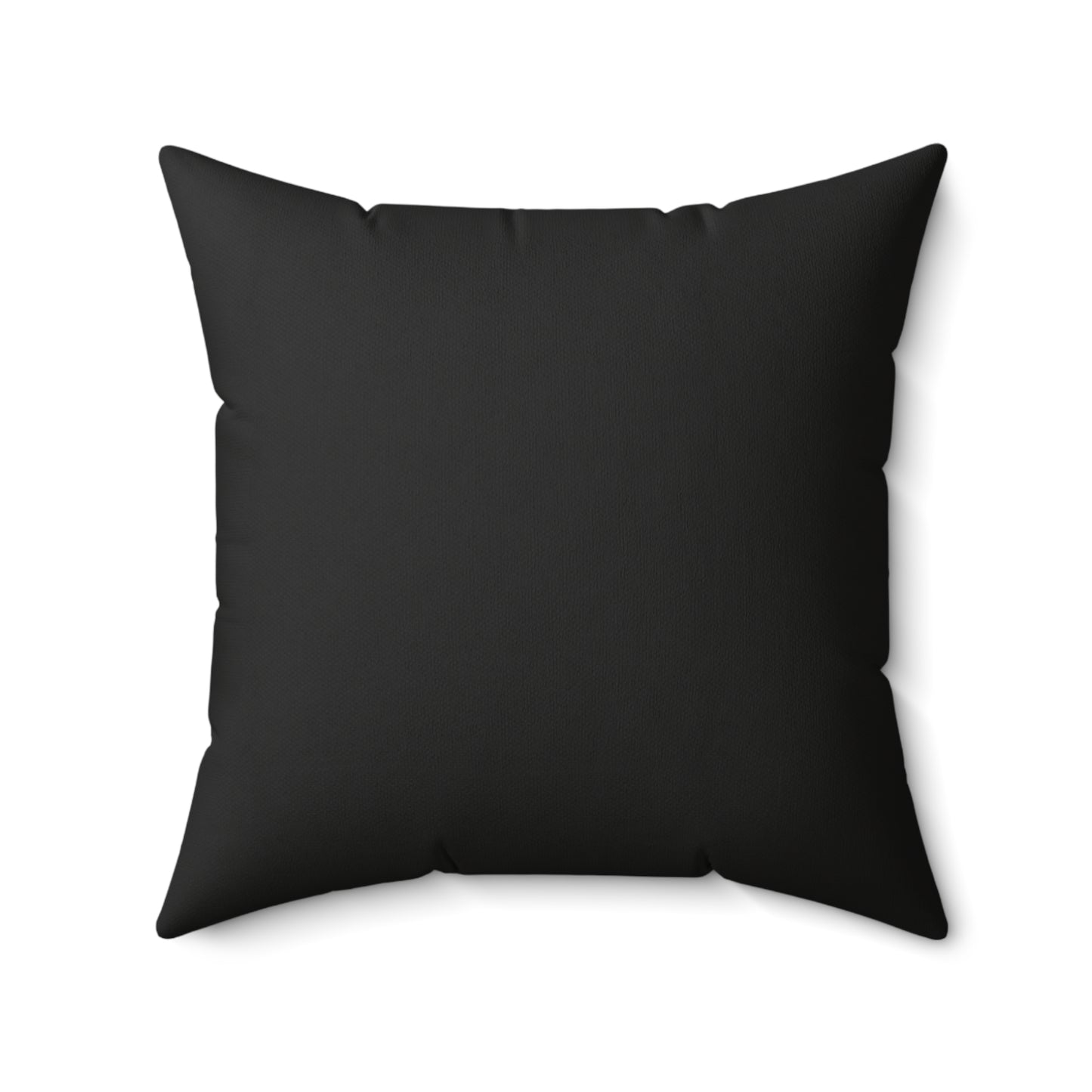 Suede Square Pillow — Asian Ink Landscape with Cherry Blossoms