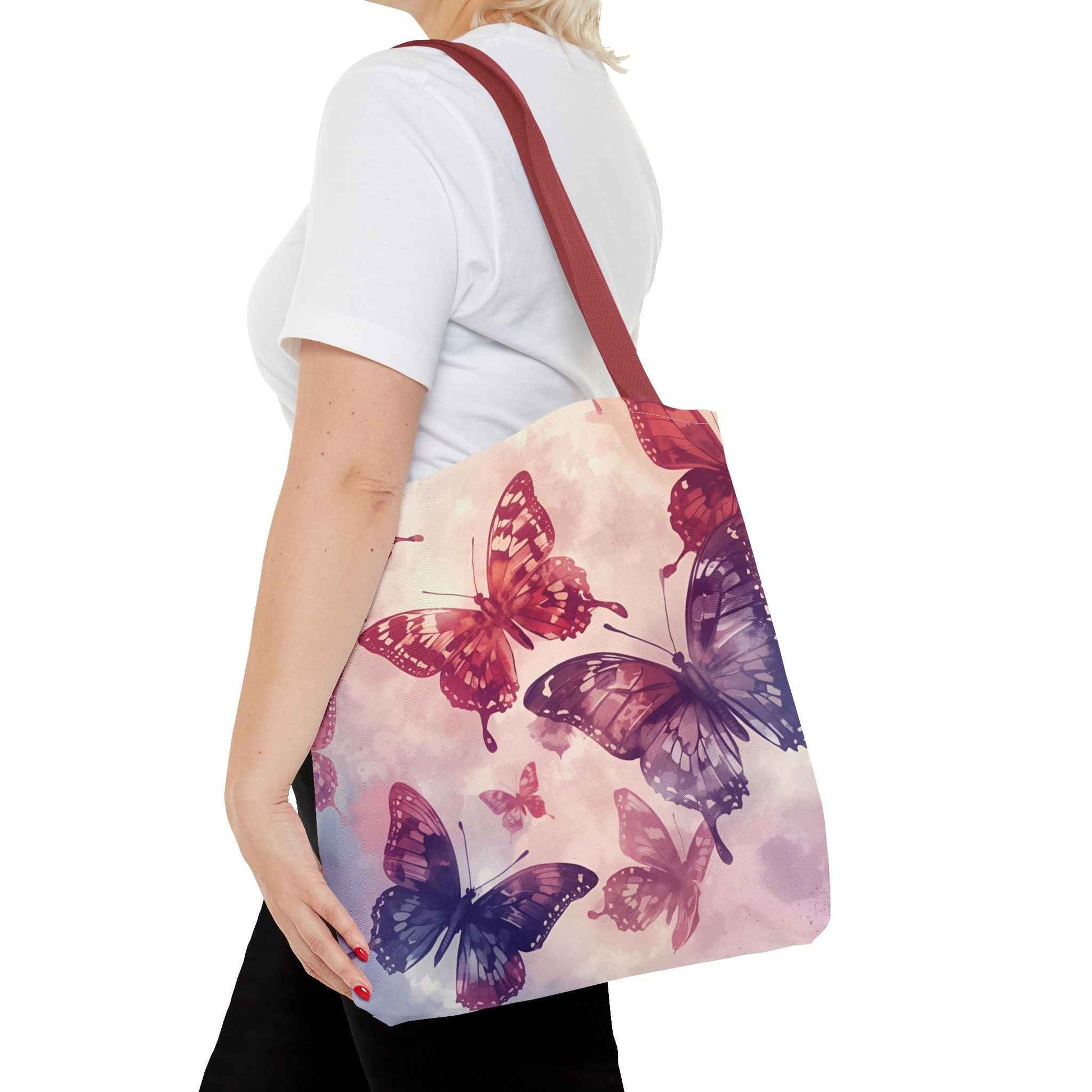 Butterfly Pattern Tote Bag - Stylish Eco-Friendly Canvas Bag