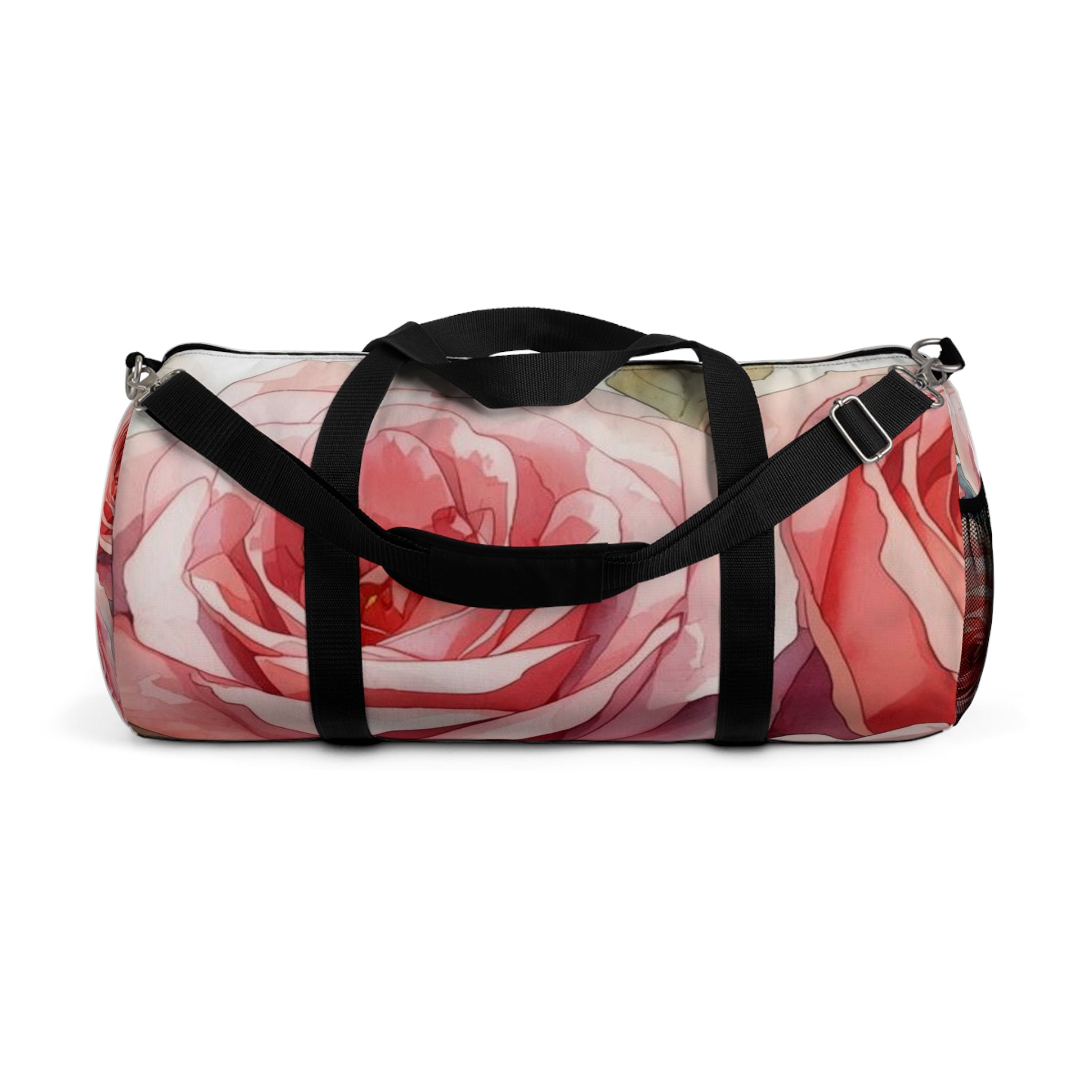 Romantic Roses Floral Duffel Bag Travel Gym Tote Gift - Rosetta Creative Boutique