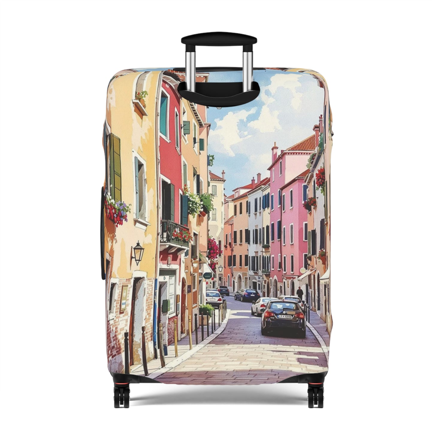Vibrant Venice Luggage Cover - Stylish Suitcase Protector for Travel Lovers and Personalized Gifts for Wanderlust - Rosetta Creative Boutique