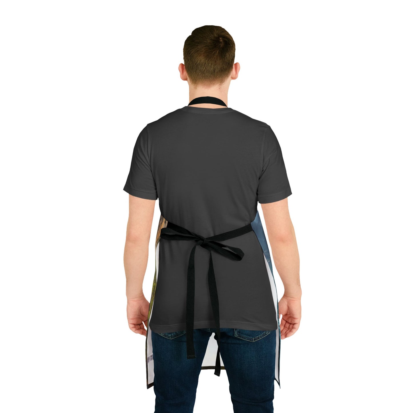 Scenic Italian Lake Apron with 5-Color Straps, Kitchen Gift for Chefs, Cooking Apron, Unique Gift for Foodies, Summer BBQ Essential, [...]