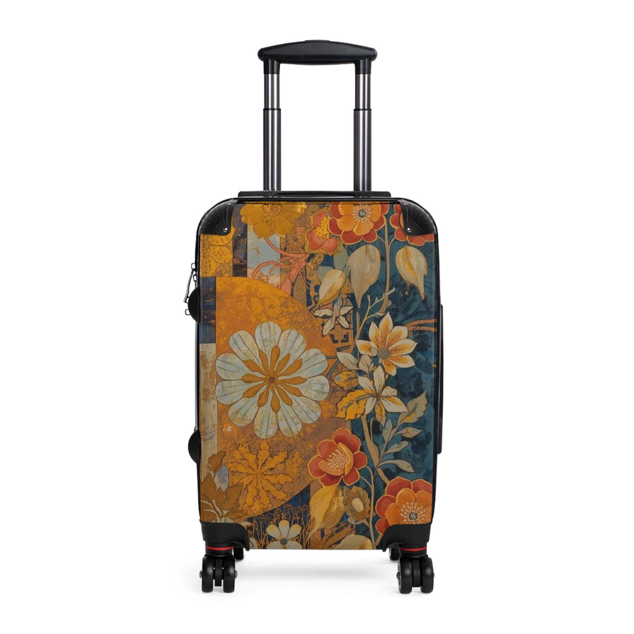 Floral Carry On Luggage Rosetta Creative Travel Bag - Rosetta Creative Boutique