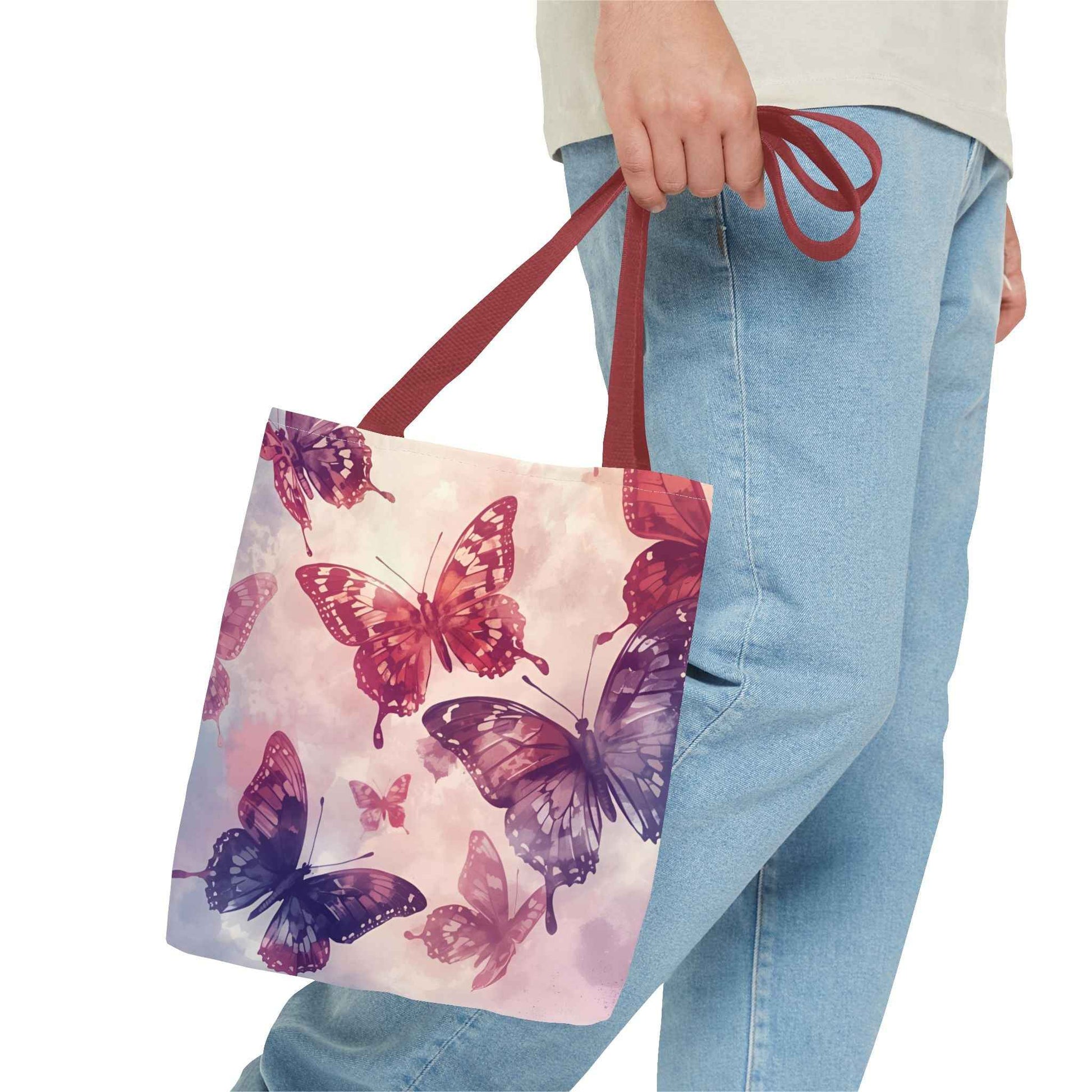Butterfly Pattern Tote Bag - Stylish Eco-Friendly Canvas Bag