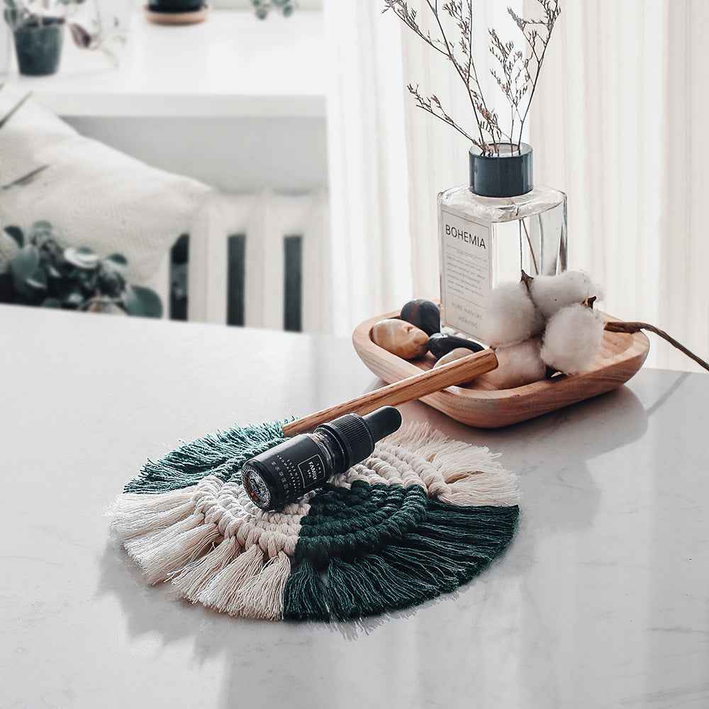 Hand-Woven Dining Table Potholder, Vegetable Mat, Cotton, Linen, Pot And Bowl Mat, Household Anti-Scald Dish Mat,Tea Coaster