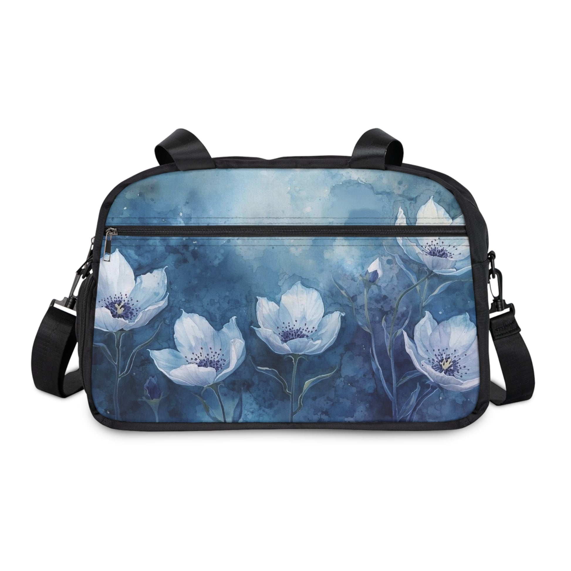 Fitness Floral Handbag Gym Tote For Workout Travel Gear - Rosetta Creative Boutique