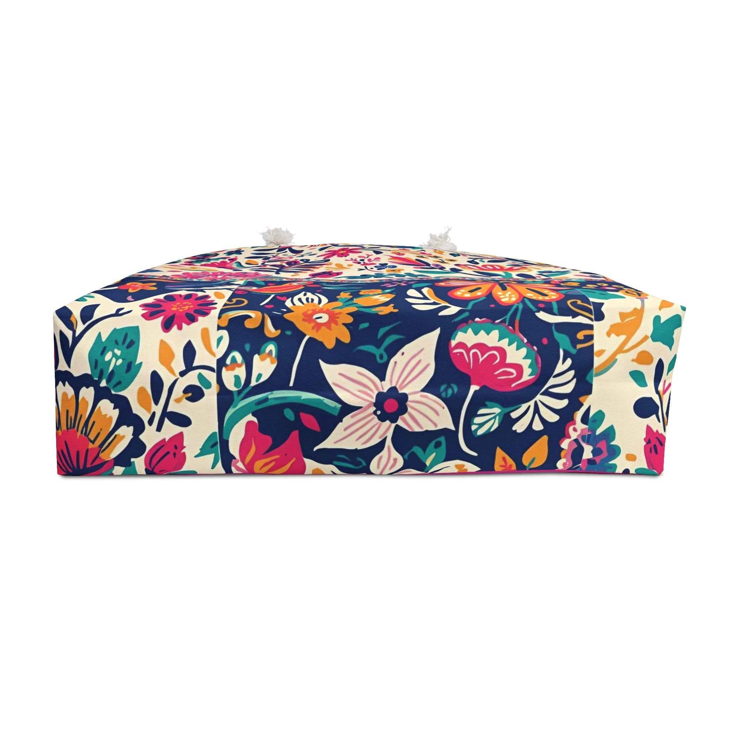 Floral Weekender Bag — Colorful Boho Travel Tote