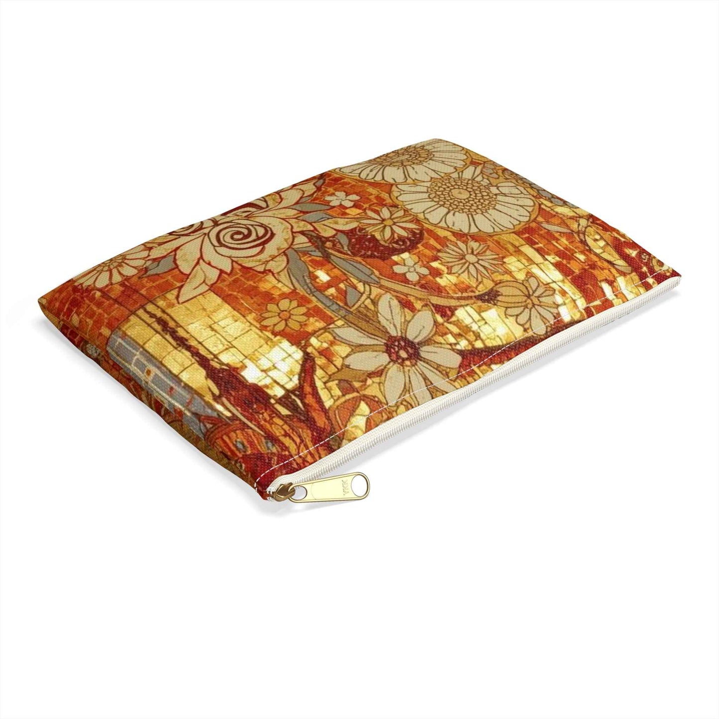 Bohemian Floral Accessory Pouch – Perfect for Travel and Organizing