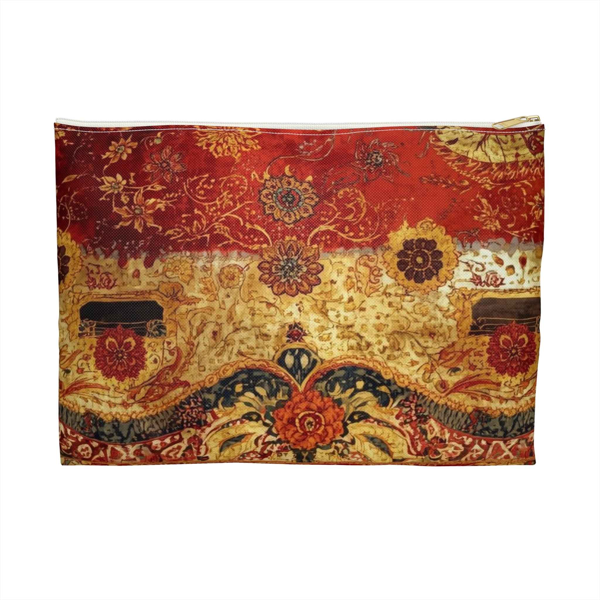 Elegant Floral Accessory Pouch for Stylish Organization