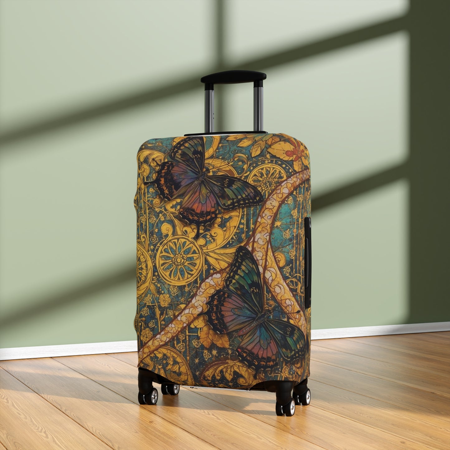 Butterfly Luggage Cover Stylish Suitcase Protector Travel - Rosetta Creative Boutique