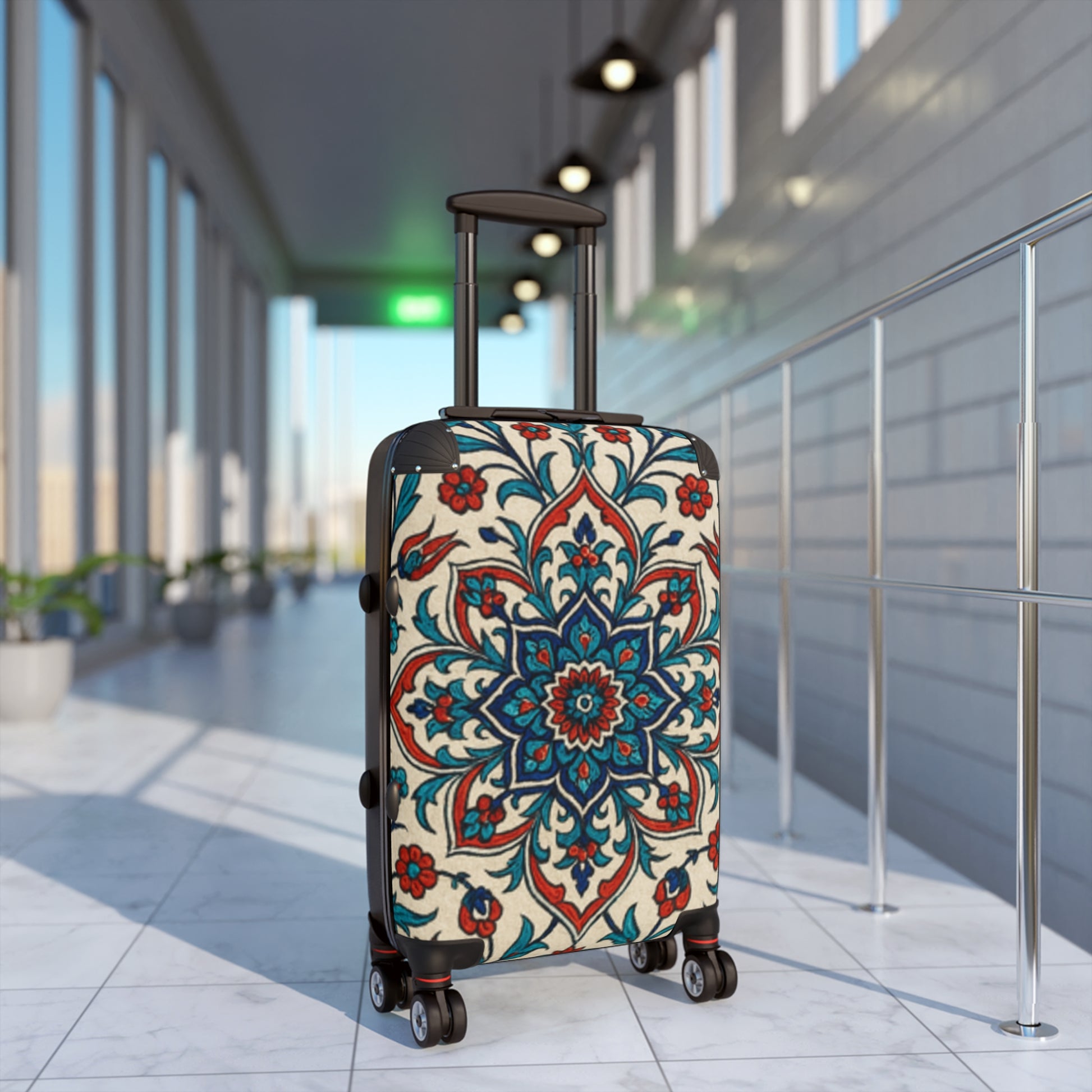 Turkish Design Travel Luggage | Exclusive by Rosetta Creative Boutique | Trendy Carry-On | Vacation Essentials | Durable Travel Bag - Rosetta Creative Boutique