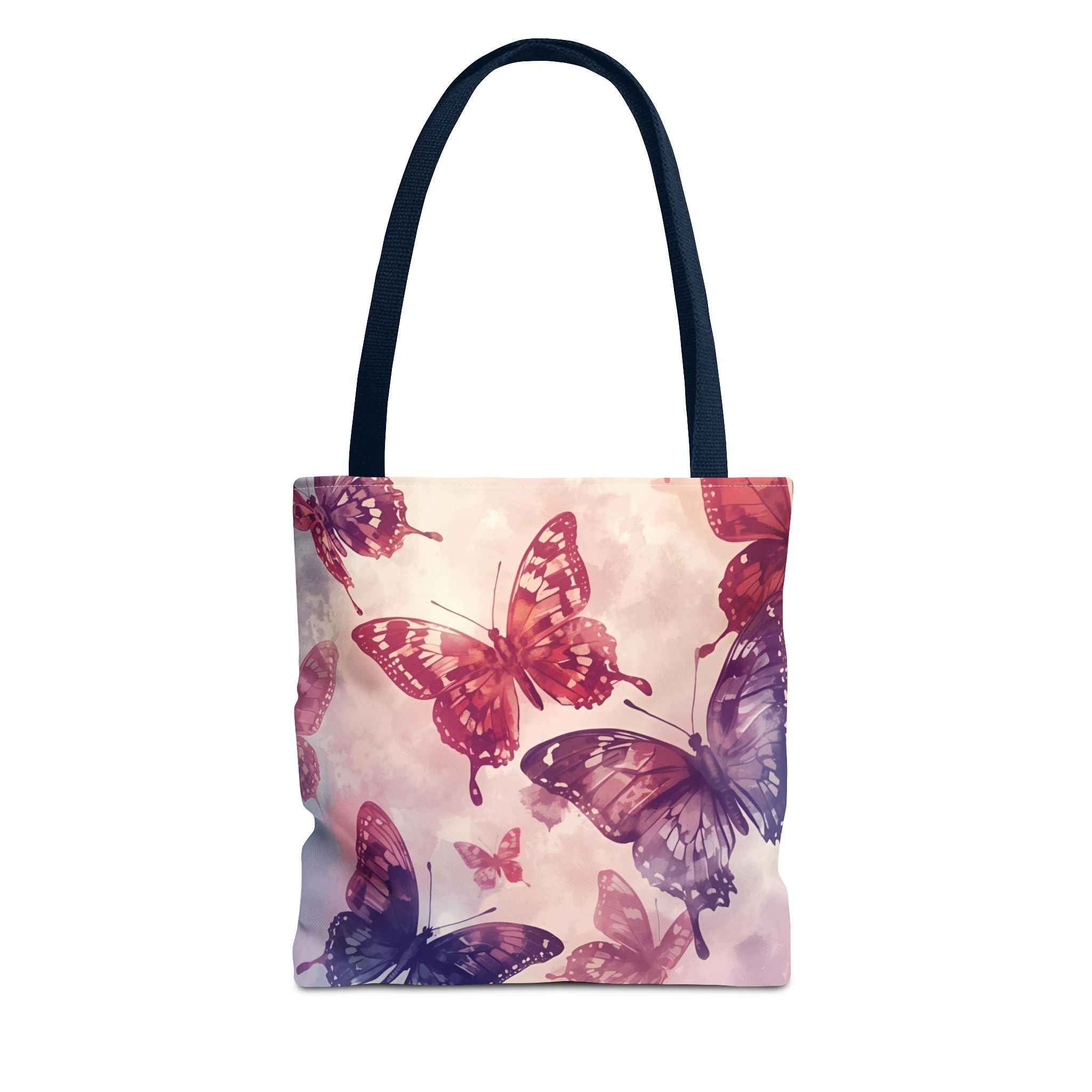 Butterfly Pattern Tote Bag - Stylish Eco-Friendly Canvas Bag