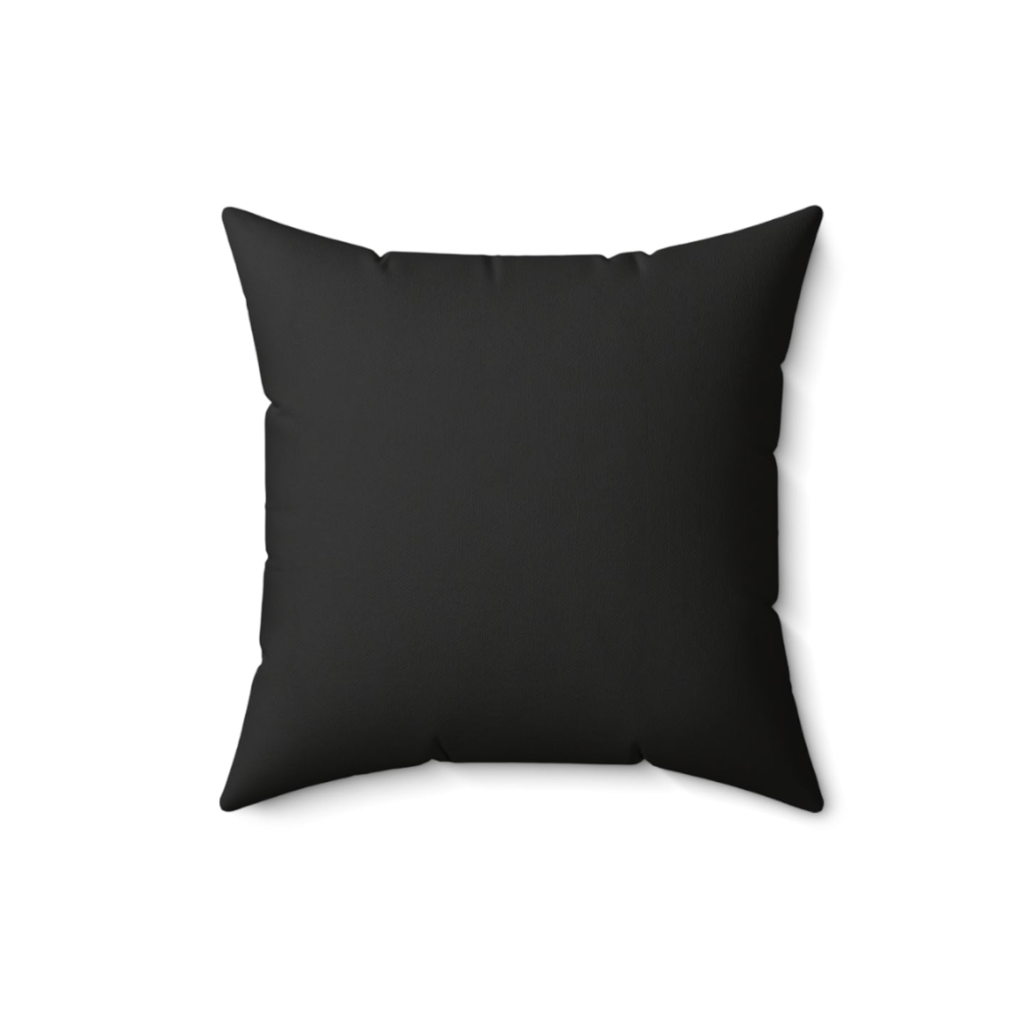 Suede Square Pillow — Asian Ink Landscape with Cherry Blossoms