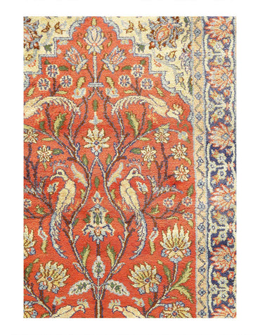 Handmade Vegetable-Dyed Wool Rug – Luxury Bohemian & Minimalist Décor - 2'1"x3'2"