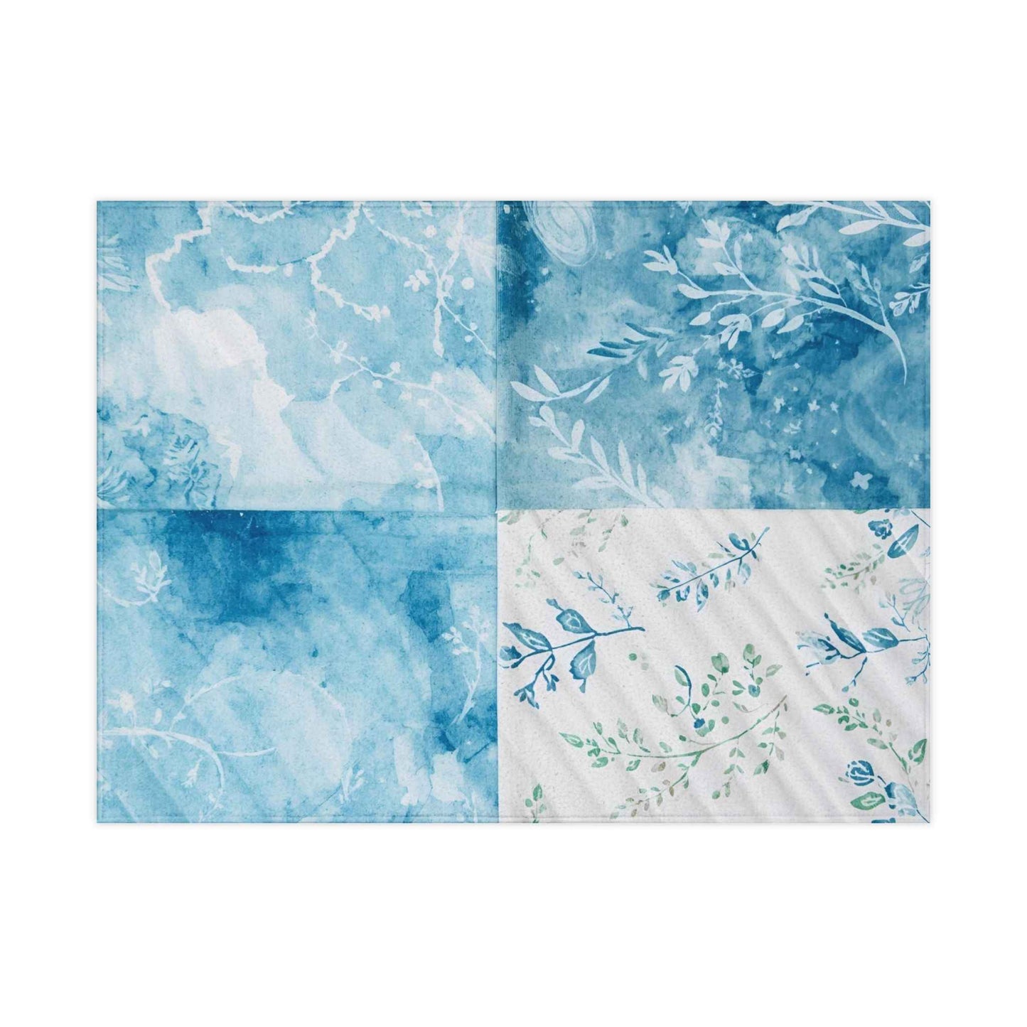 Nature-Inspired Toddler Blanket – Soft Cozy Floral Design for Playtime and Snuggles