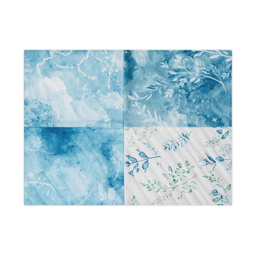 Nature-Inspired Toddler Blanket – Soft Cozy Floral Design for Playtime and Snuggles