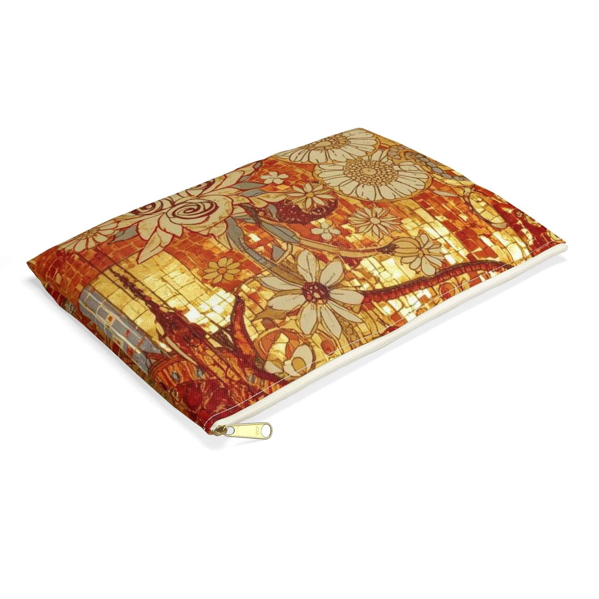 Bohemian Floral Accessory Pouch – Perfect for Travel and Organizing